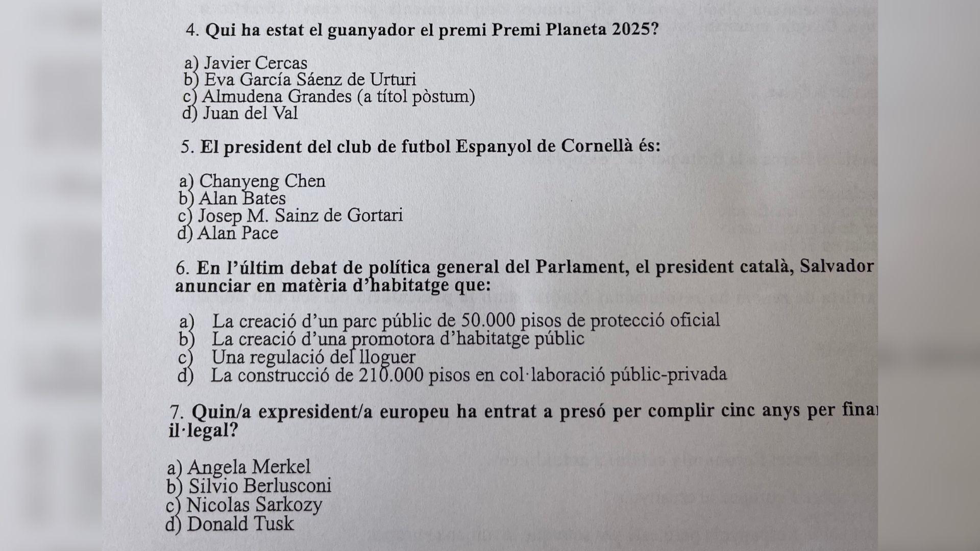 Raúl Monje, estudiante de periodismo, denuncia cómo se refieren al Espanyol en una pregunta de un examen de la Universidad Autónoma de Barcelona: "Espectacular..."