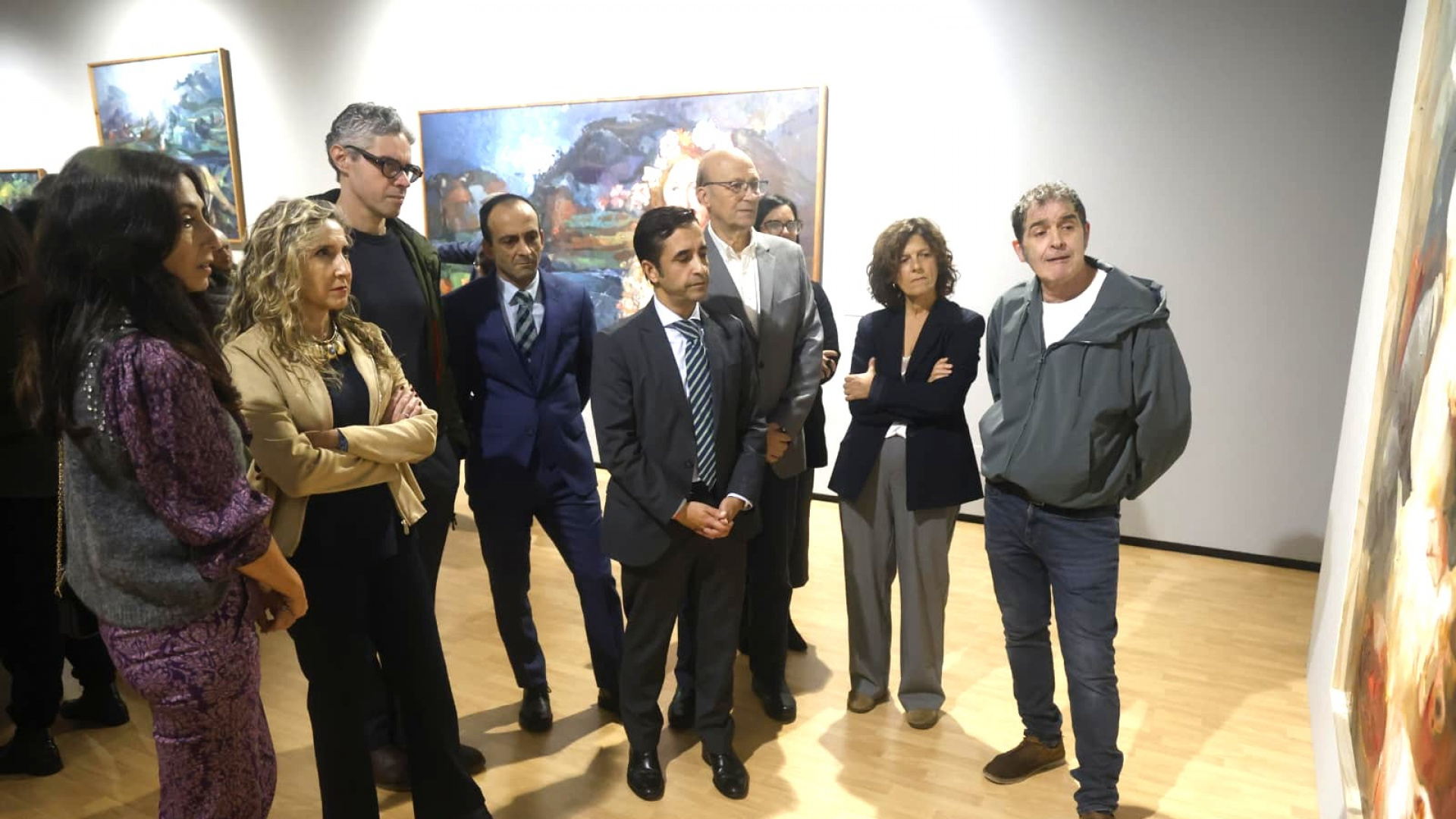 El alcalde de Ferrol ensalza la figura de Ricardo Segura Torrella en la inauguración de la exposición retrospectiva