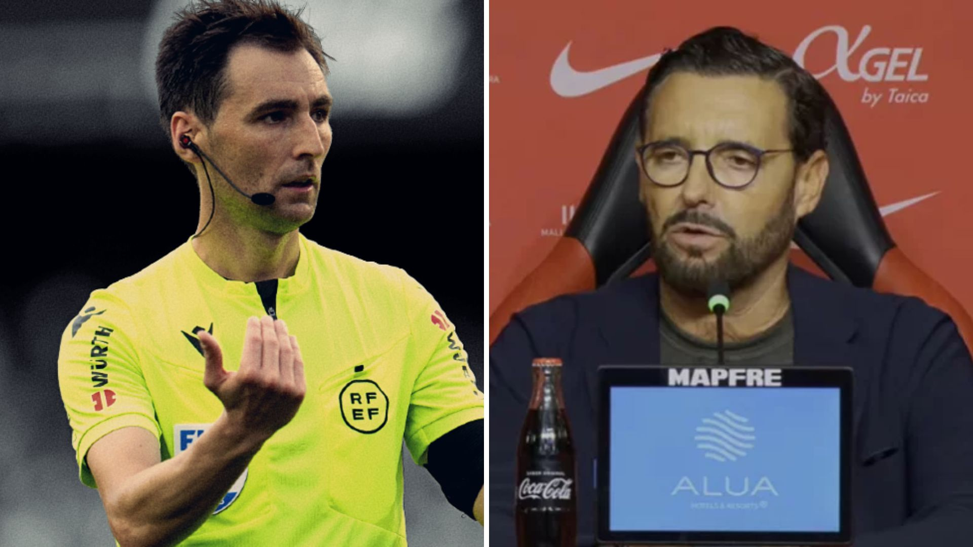 La Asociación Española de Árbitros responde Bordalás: "Las referencias al ámbito personal trasciende la mera valoración del arbitraje"