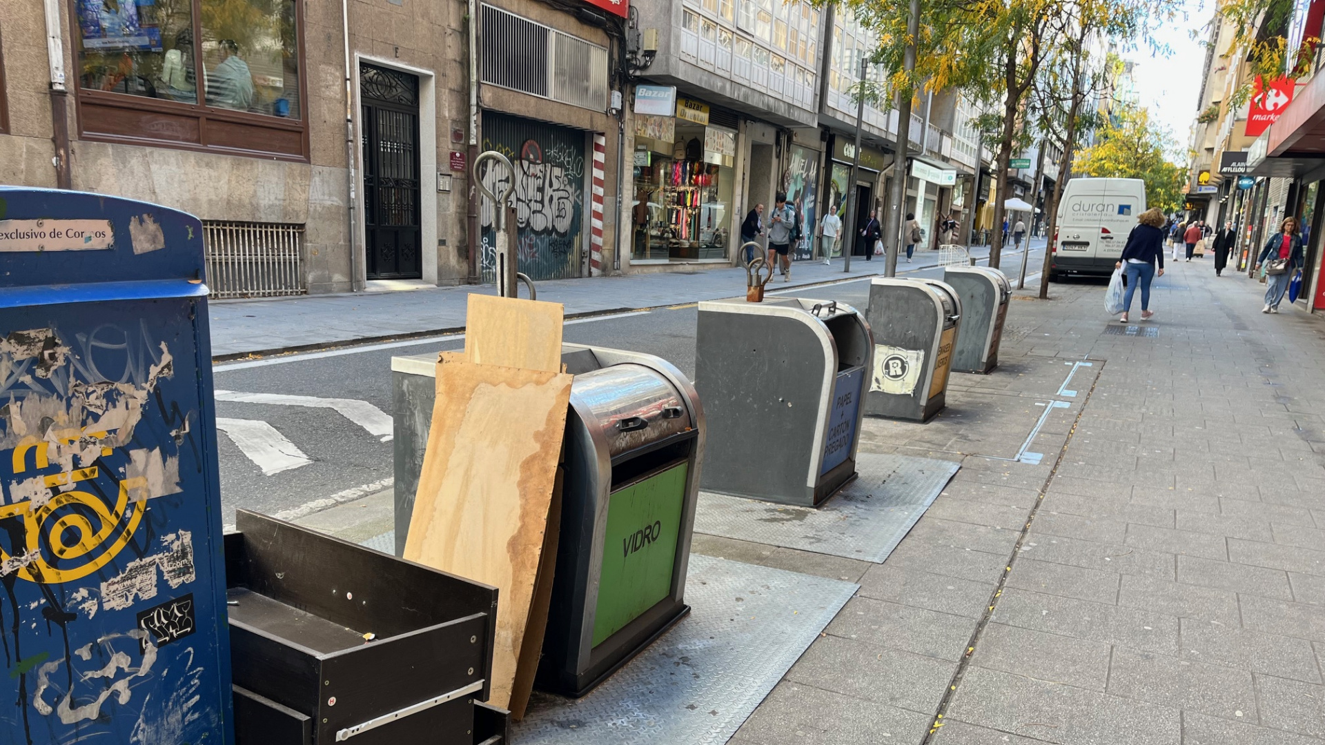 El Concello de Santiago multa con 20.000 euros a URBASER por las deficiencias en la limpieza de la ciudad