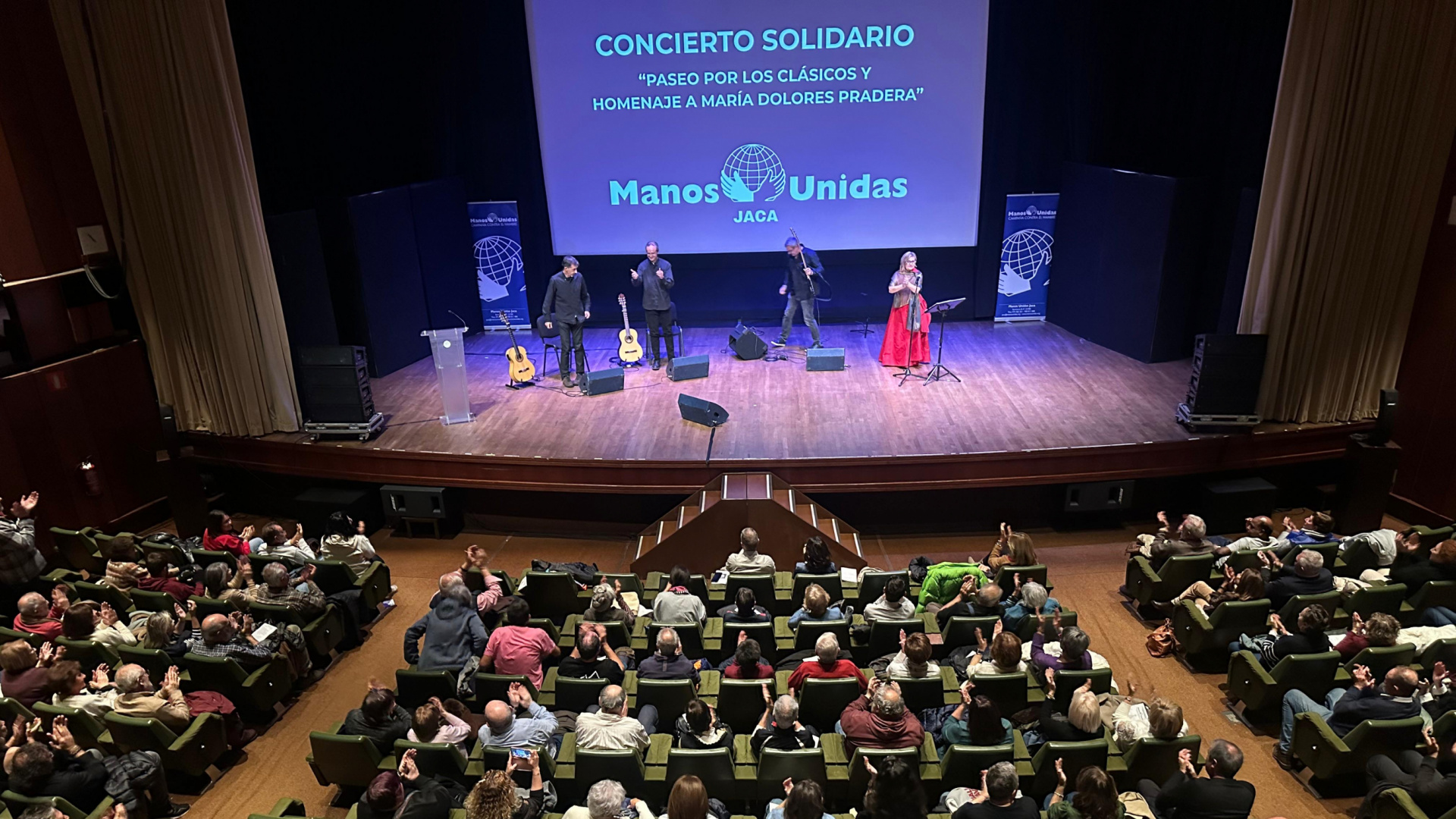 Éxito rotundo del Concierto Solidario de Manos Unidas en Jaca: 3.420 euros recaudados en una noche llena de emoción