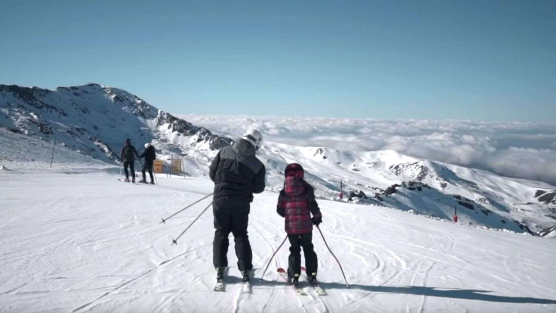 El temporal deja nieve en Sierra Nevada y desprendimientos en varios puntos de Granada