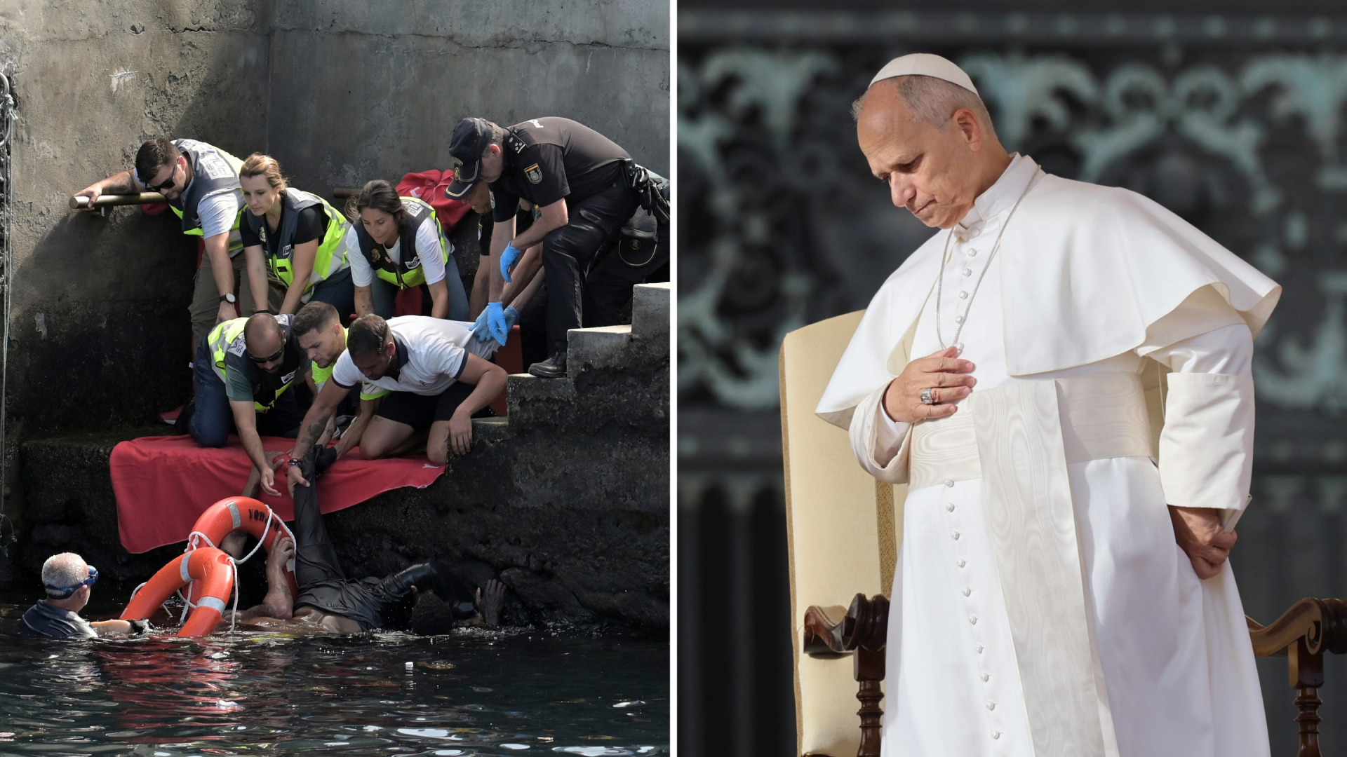 El Papa León XIV quiere una visita sin políticos en Canarias para poner el foco en los migrantes
