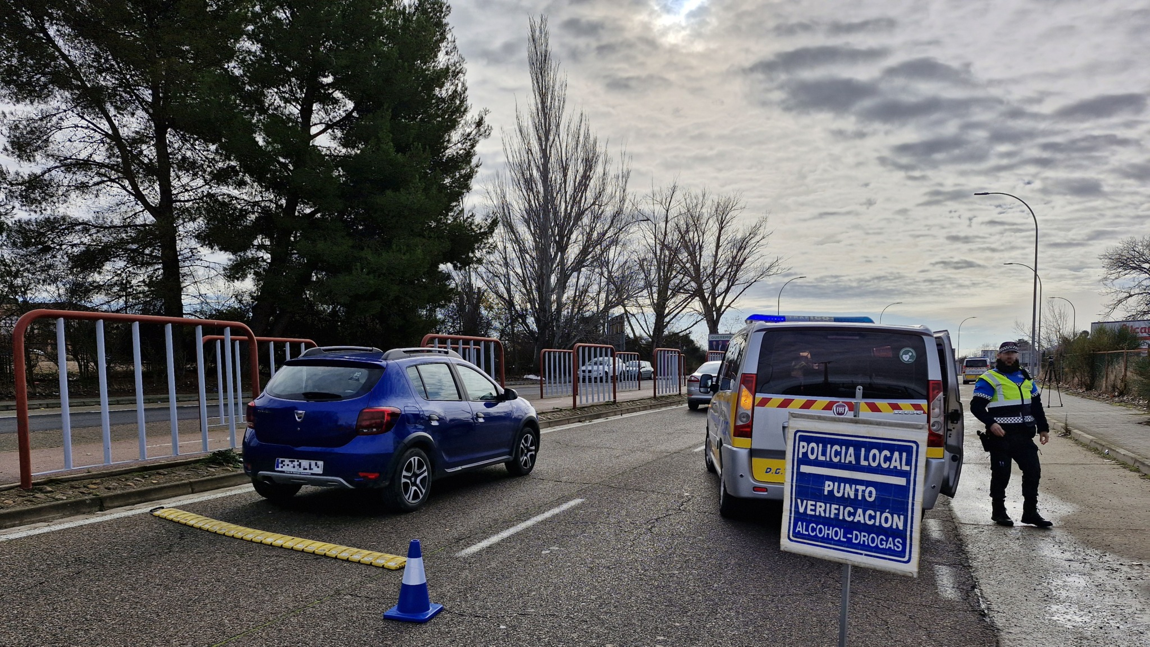 Pillan a un camionero que triplica la tasa de alcoholemia en plena campaña de la DGT en Palencia capital