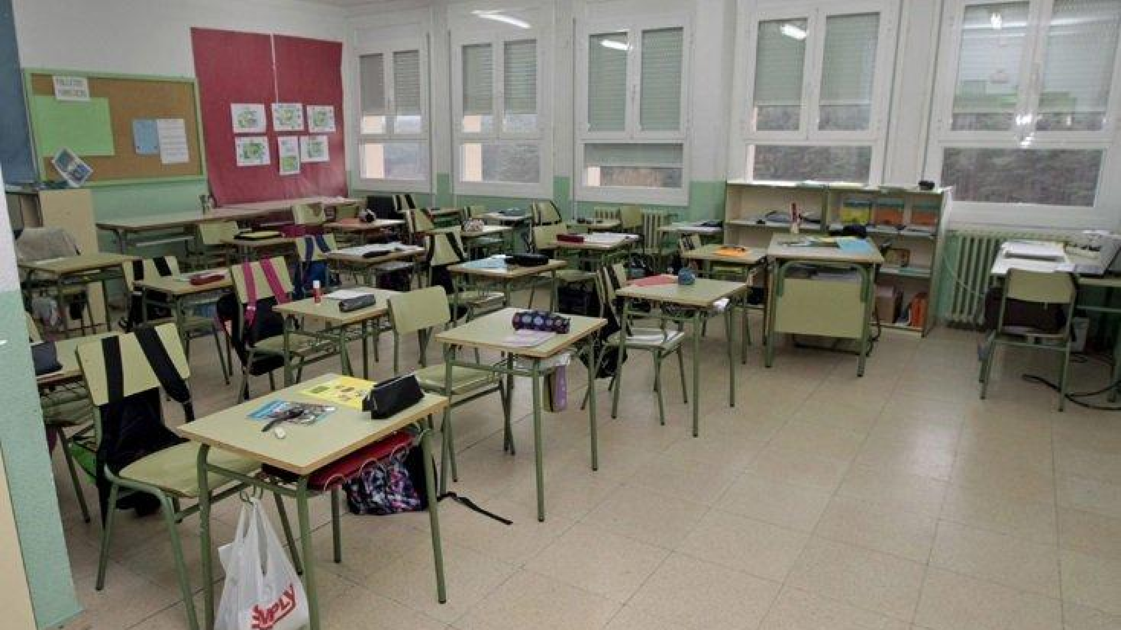 Los directores de colegios públicos exigen un plan nacional ante la suspensión de clases por el mal tiempo