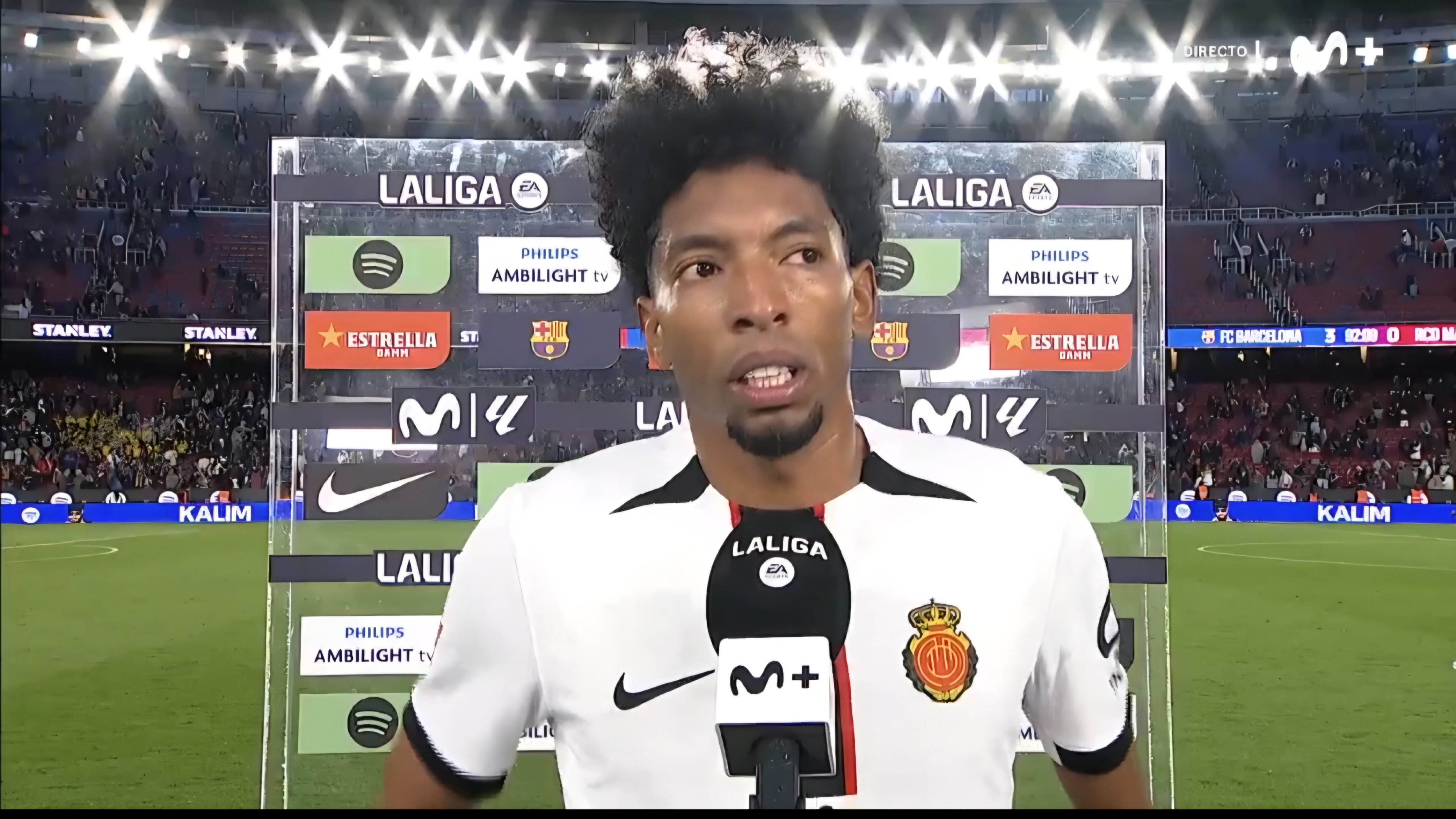 Johan Mojica en Movistar tras el partido ante el Barça: "Gané los duelos con Yamal, toca ser autocríticos"