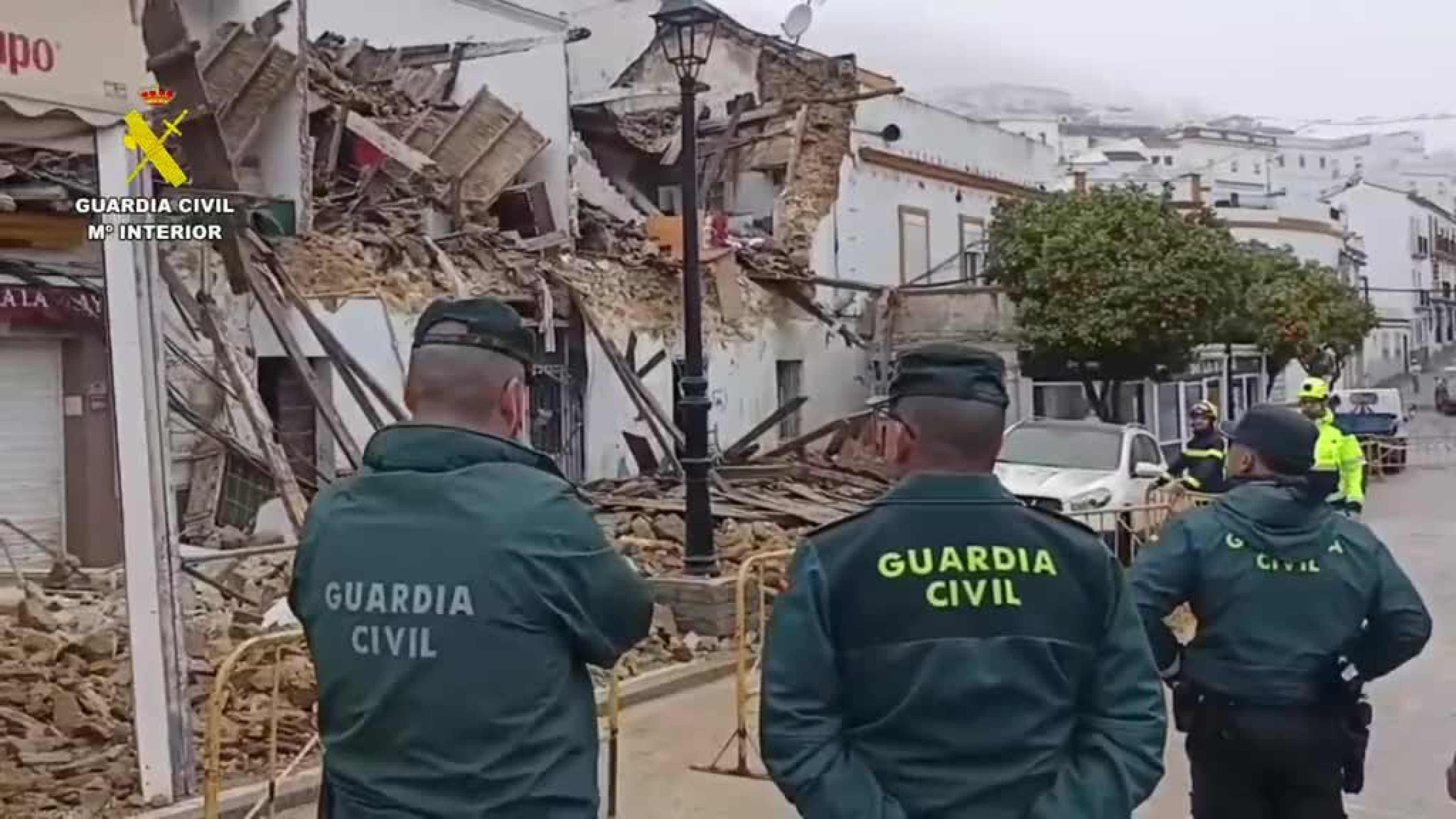 Se desploma un edificio de dos plantas en Alcalá de los Gazules (Cádiz)