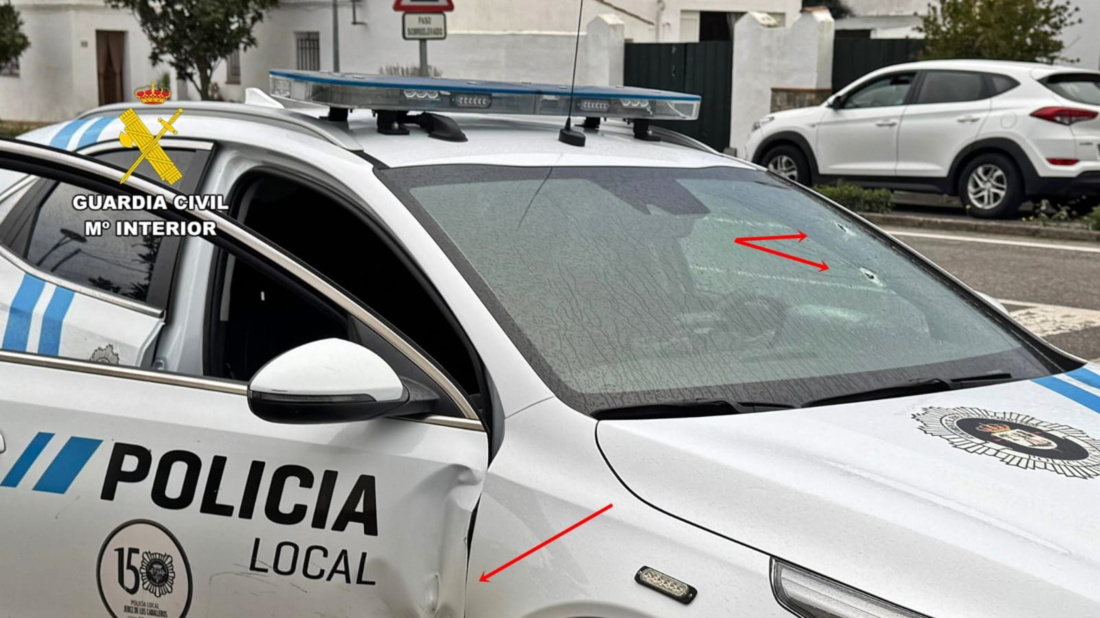 A prisión el detenido por disparar a un policía local en Jerez de los Caballeros