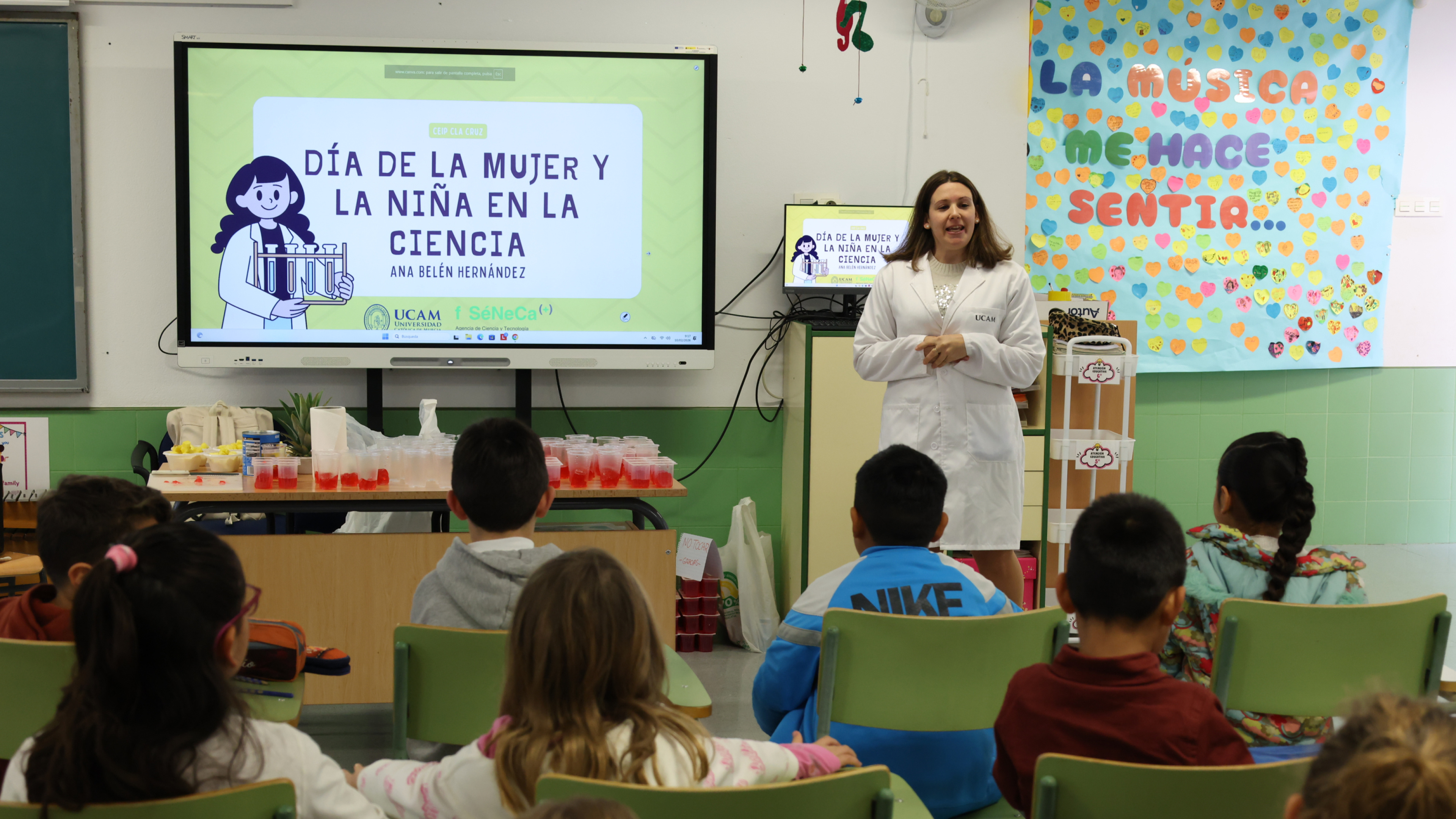 La UCAM se suma a la celebración del Día Internacional de la Mujer y la Niña en la Ciencia