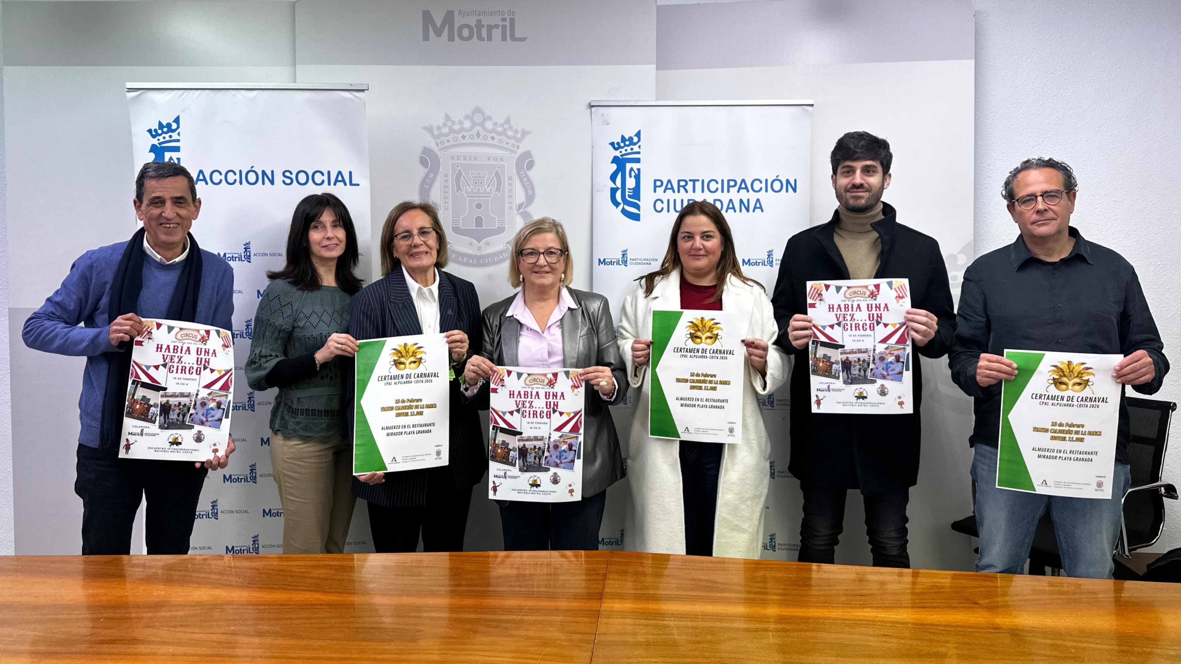 Motril reinventa su Carnaval para unir a mayores y escolares en una fiesta única