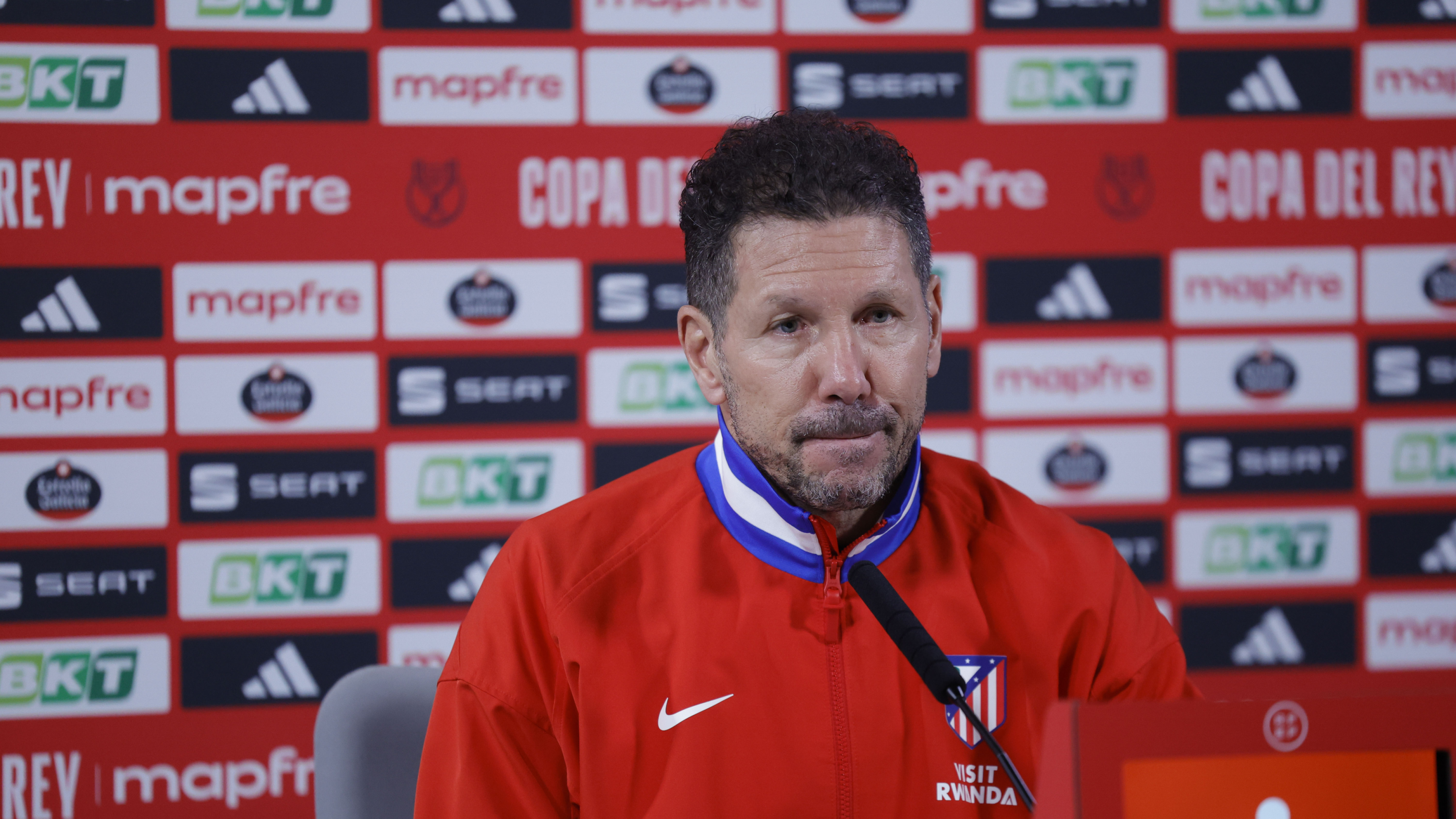 Simeone: "Esperamos tener un estadio como normalmente ha sido"