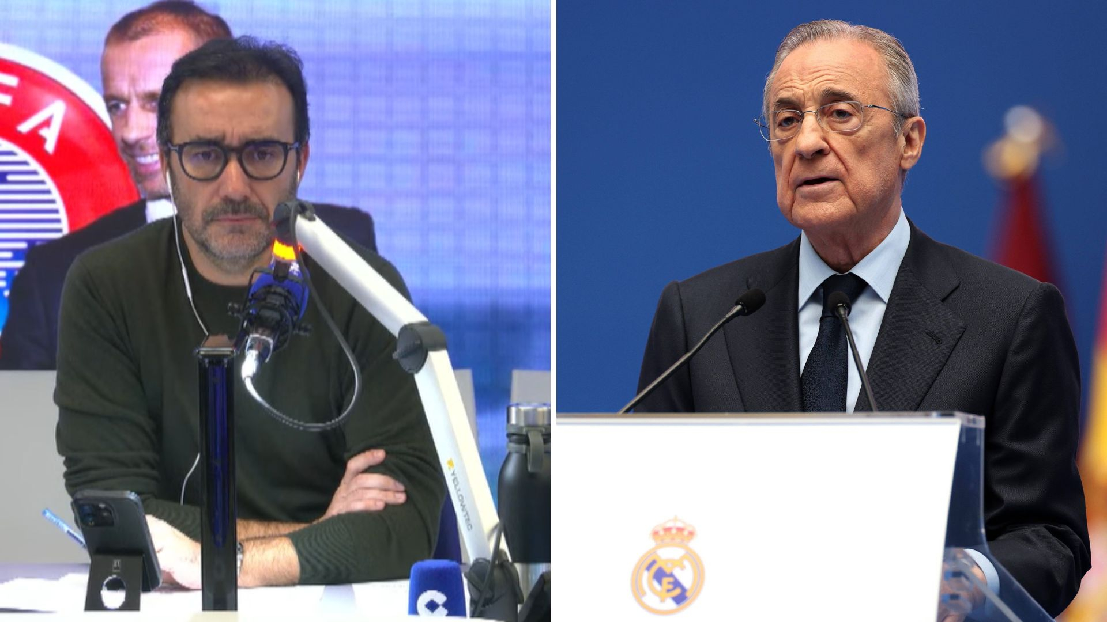 La reflexión de Juanma Castaño sobre el acuerdo del Real Madrid con la UEFA: "Florentino se ha dado cuenta que no podía seguir así y ha dado el primer paso para estar en un hábitat más normal y saludable"