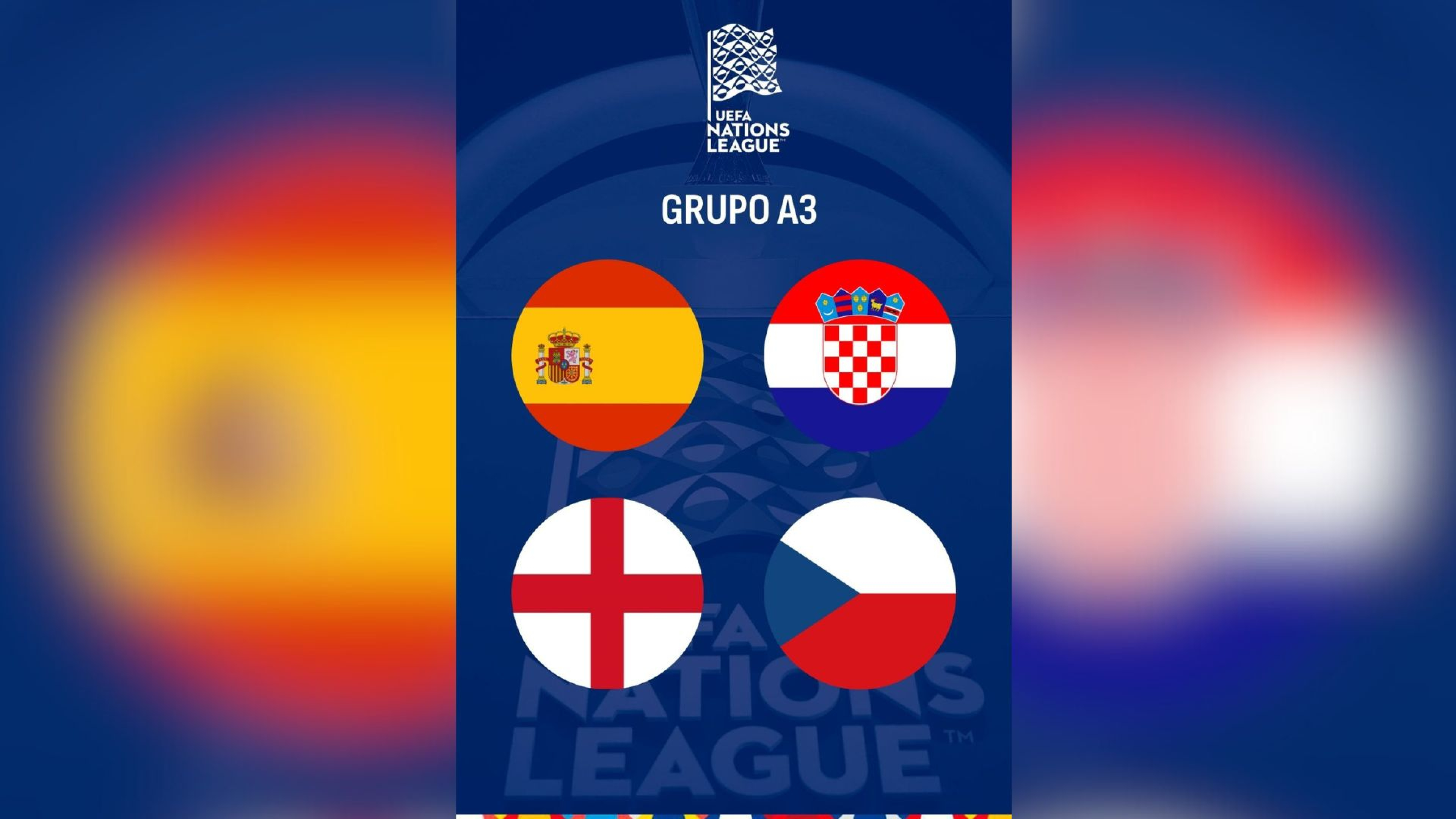 España se medirá a Croacia, Inglaterra y la República Checa en la nueva edición de la Nations League
