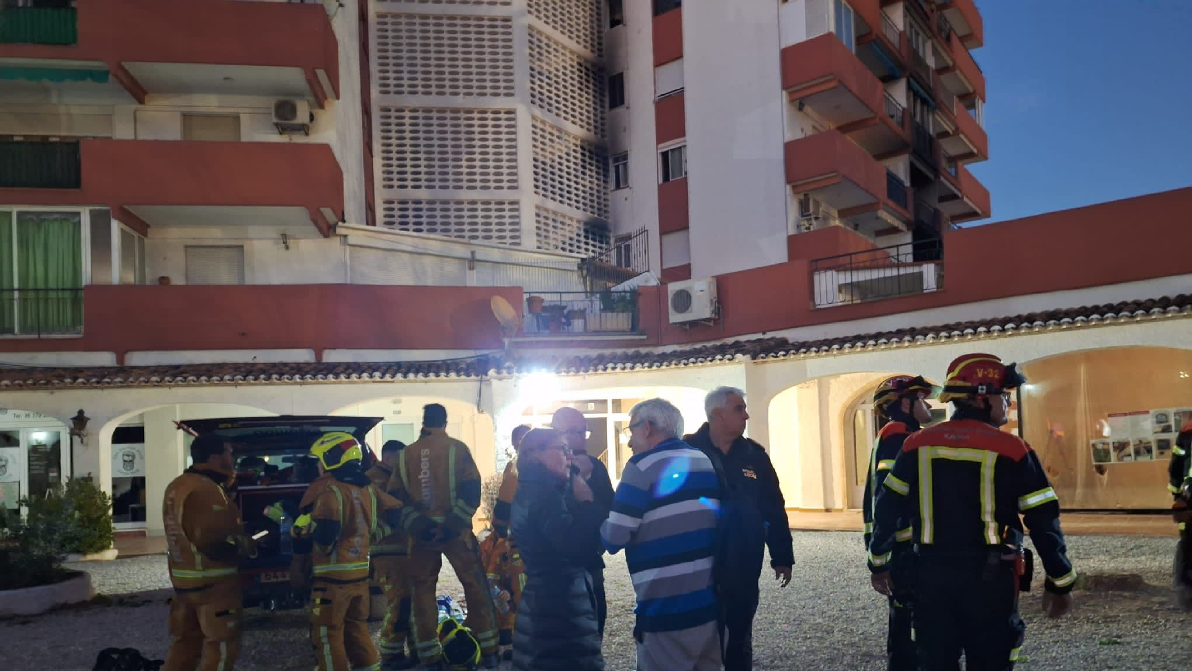 Tragedia en Xàbia: un incendio en una vivienda deja dos muertos y un herido grave