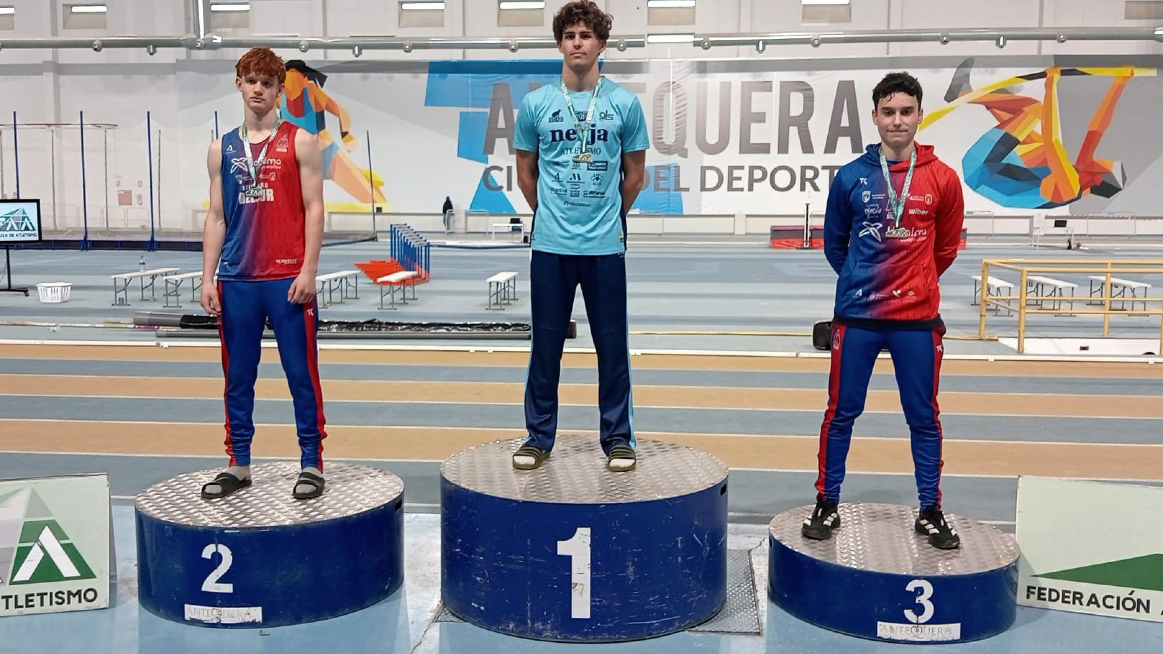 El Atletismo Delsur La Palma inicia el año con una lluvia de medallas