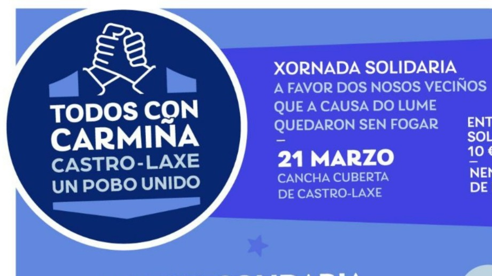 La solidaridad con Carmiña desborda Culleredo: "Participarán 50 músicos pero teníamos gente para un festival de fin de semana"