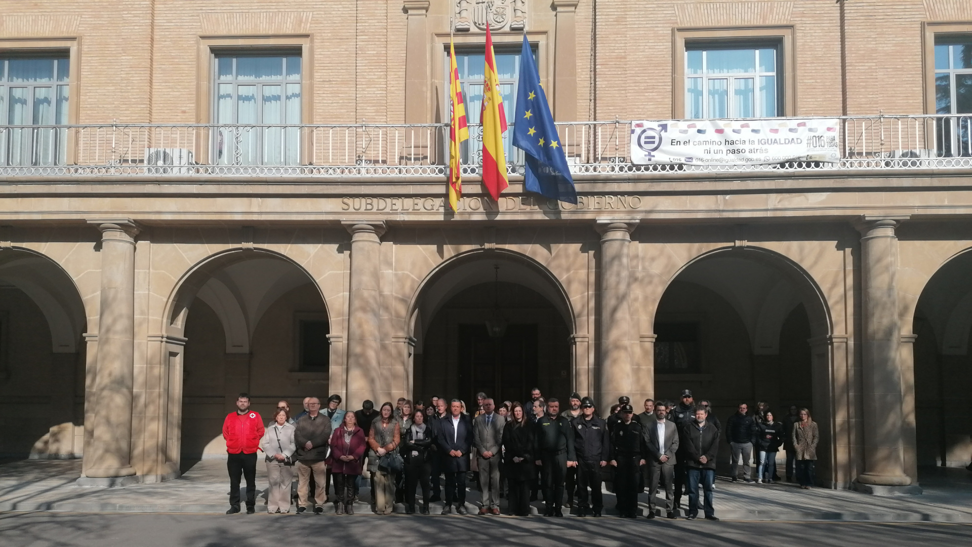 Huesca clama contra la violencia machista tras el asesinato de Silvia en Zaragoza