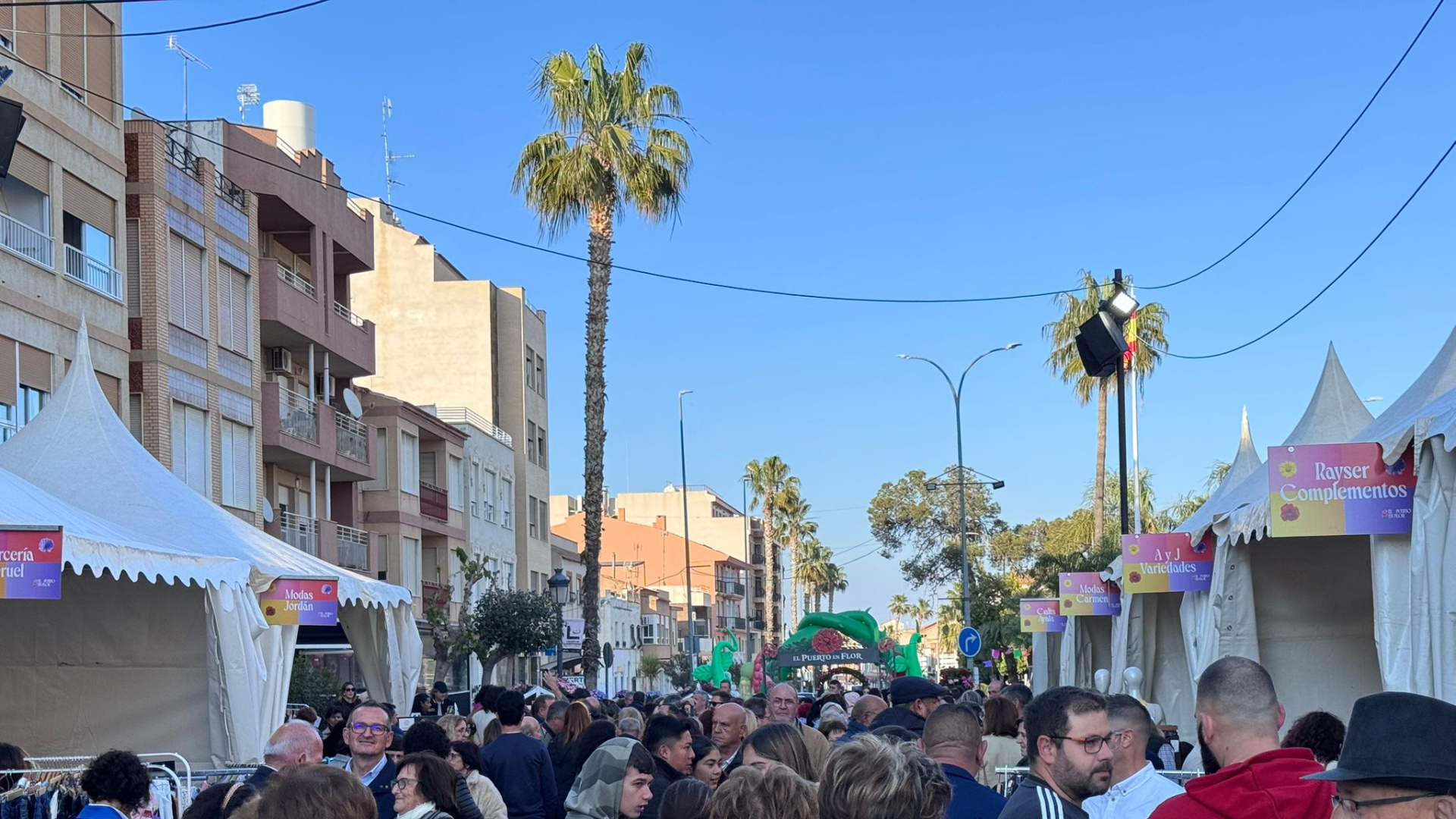 Puerto Lumbreras consigue récord de visitas en su feria de primavera