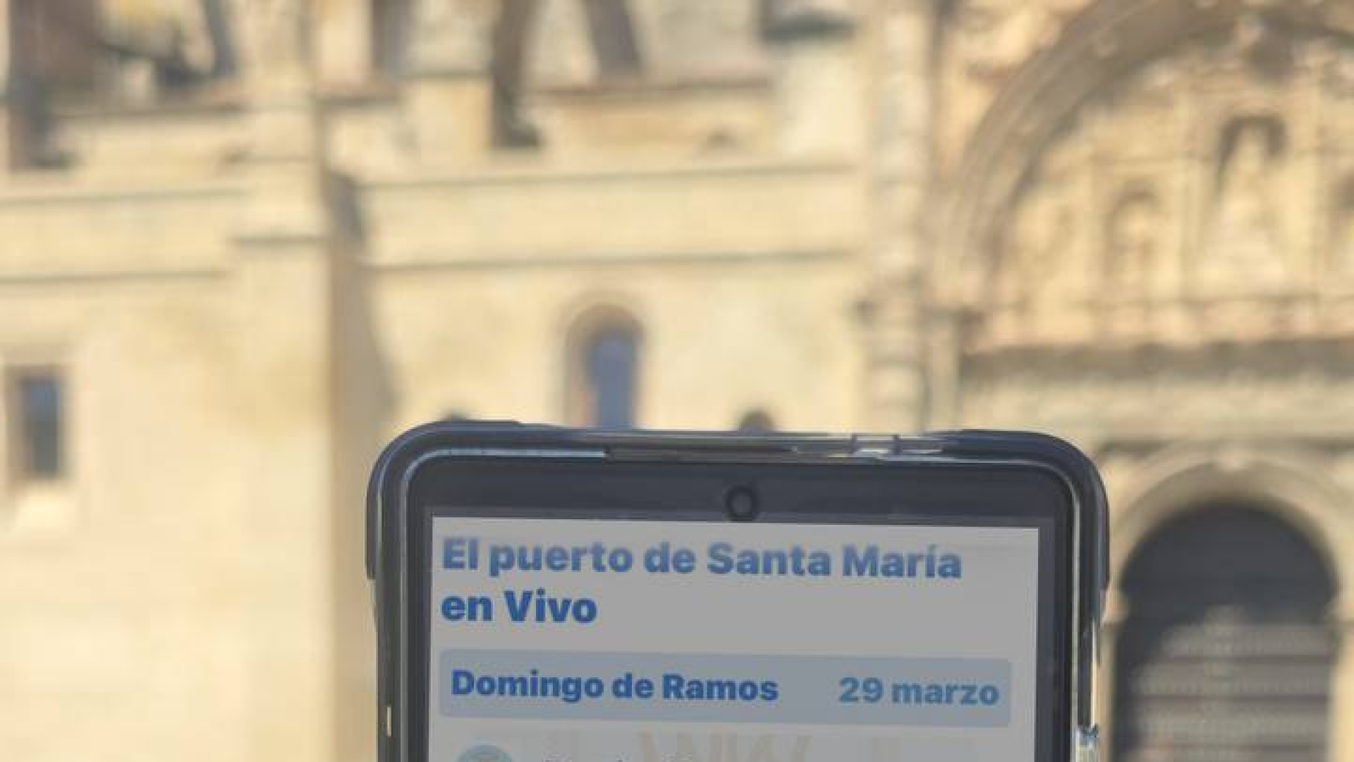 El Puerto de Santa María incorpora la geolocalización en tiempo real de las procesiones de Semana Santa en su APP oficial