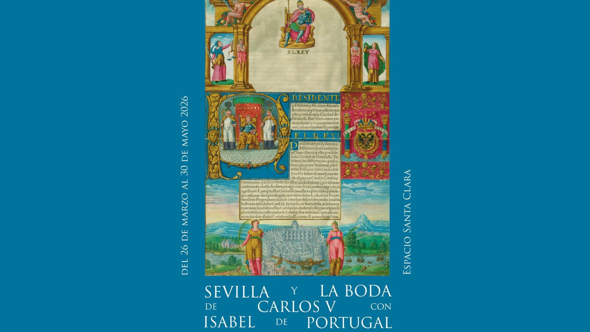 Ya disponibles las entradas gratuitas para la exposición de la boda de Carlos V
