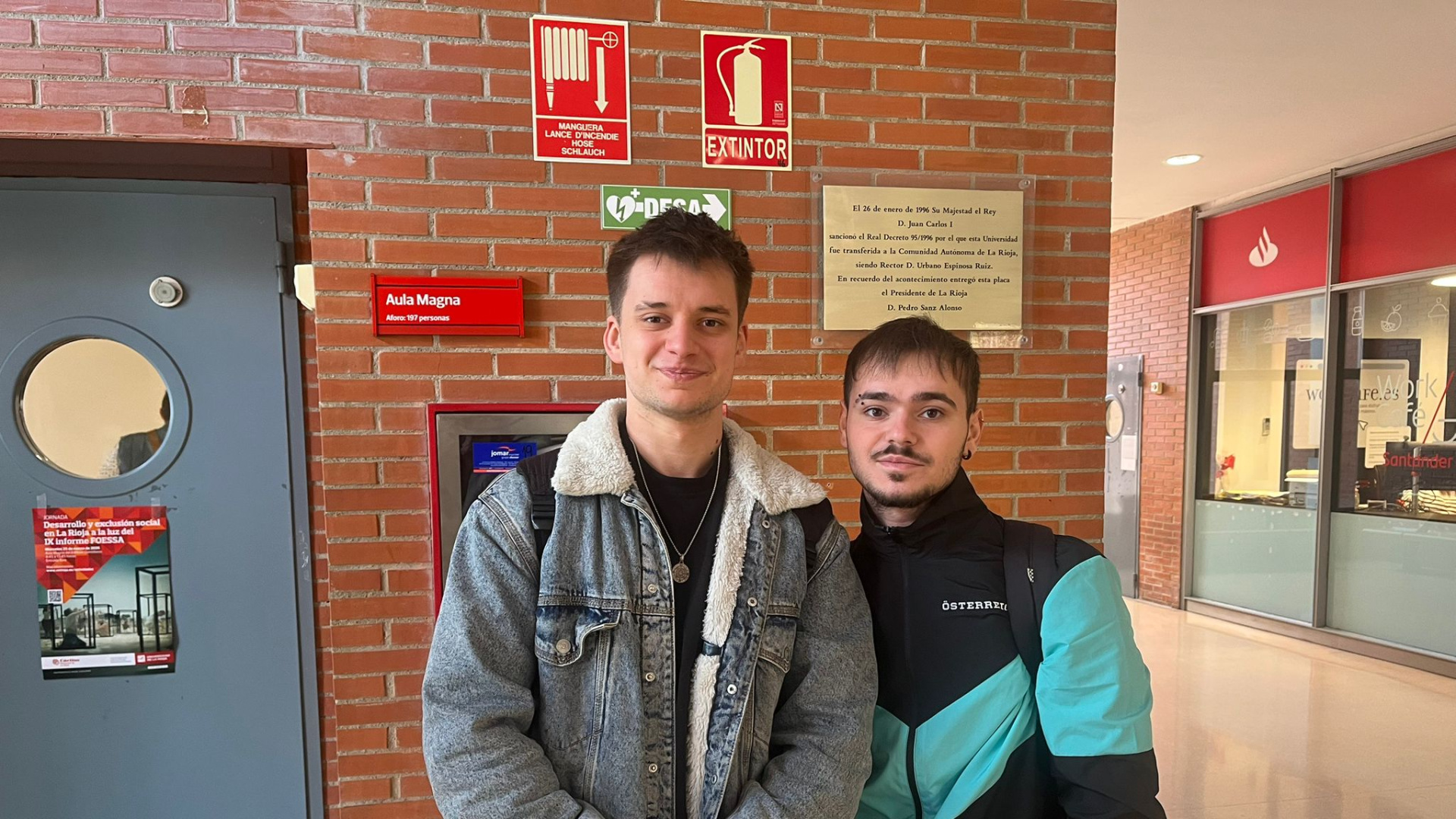 Maxim, estudiante de Trabajo Social en la Universidad de La Rioja: 