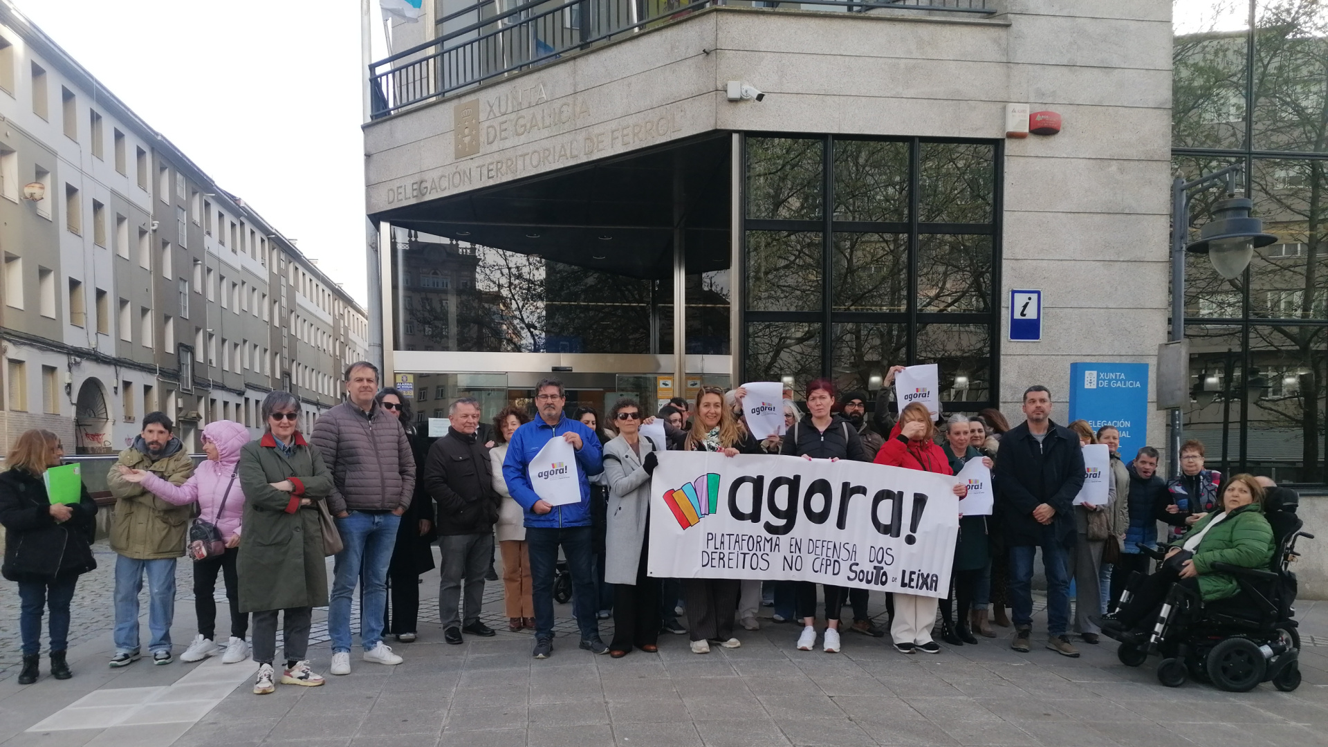 La plataforma 'Agora Souto' denuncia “graves carencias” en el centro de discapacidad de Ferrol pese al cambio de gestión