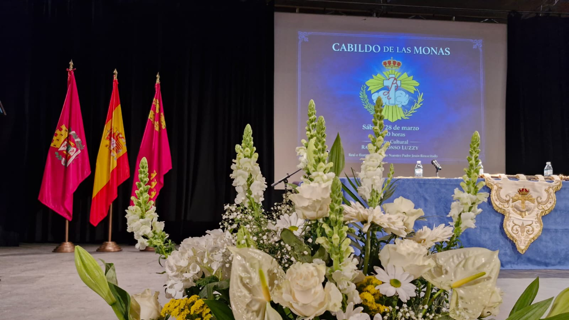 El Resucitado de Cartagena se prepara para la Semana Santa con su tradicional Cabildo de las Monas