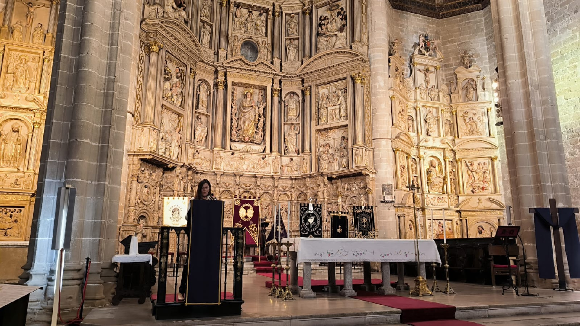 Irene Pozo en el pregón de Barbastro: 