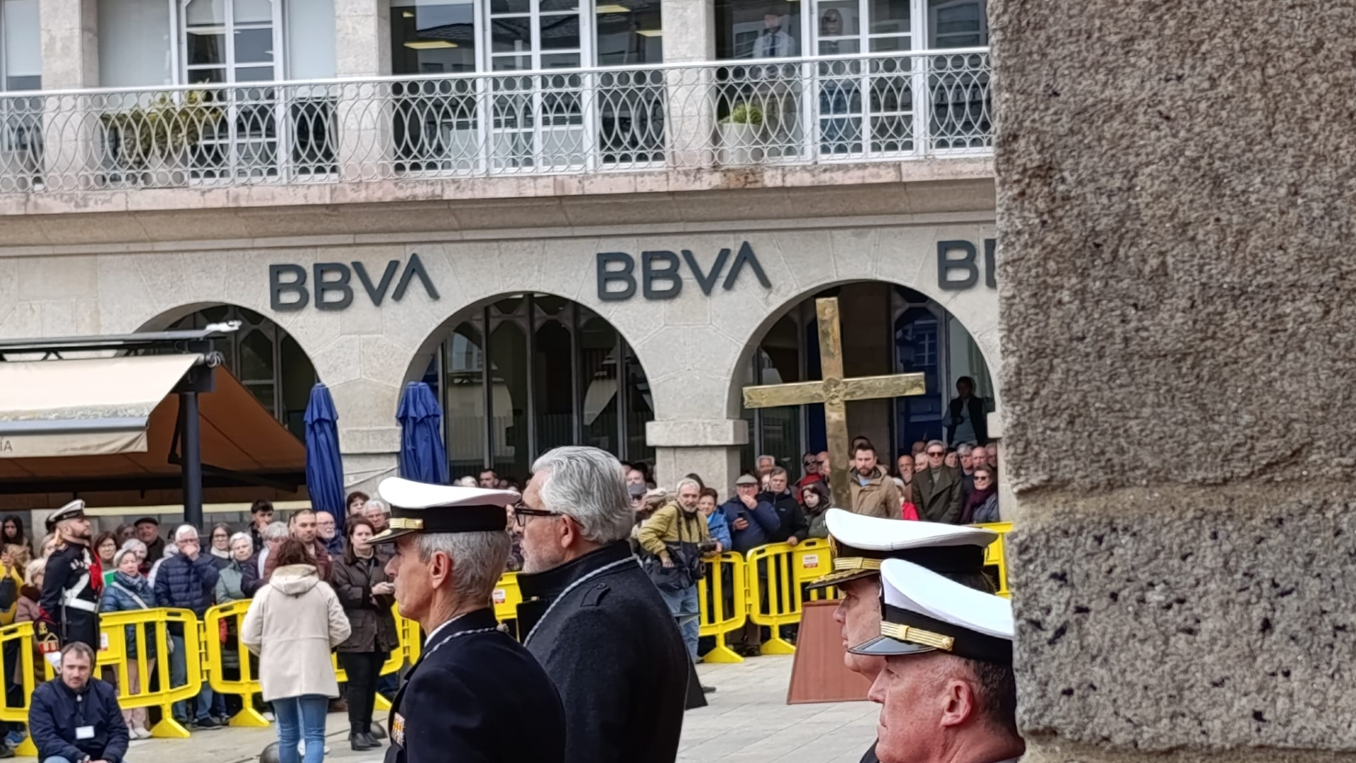 La Armada llega a Lugo para la procesión da Virxe da Esperanza, en la que participará Rueda
