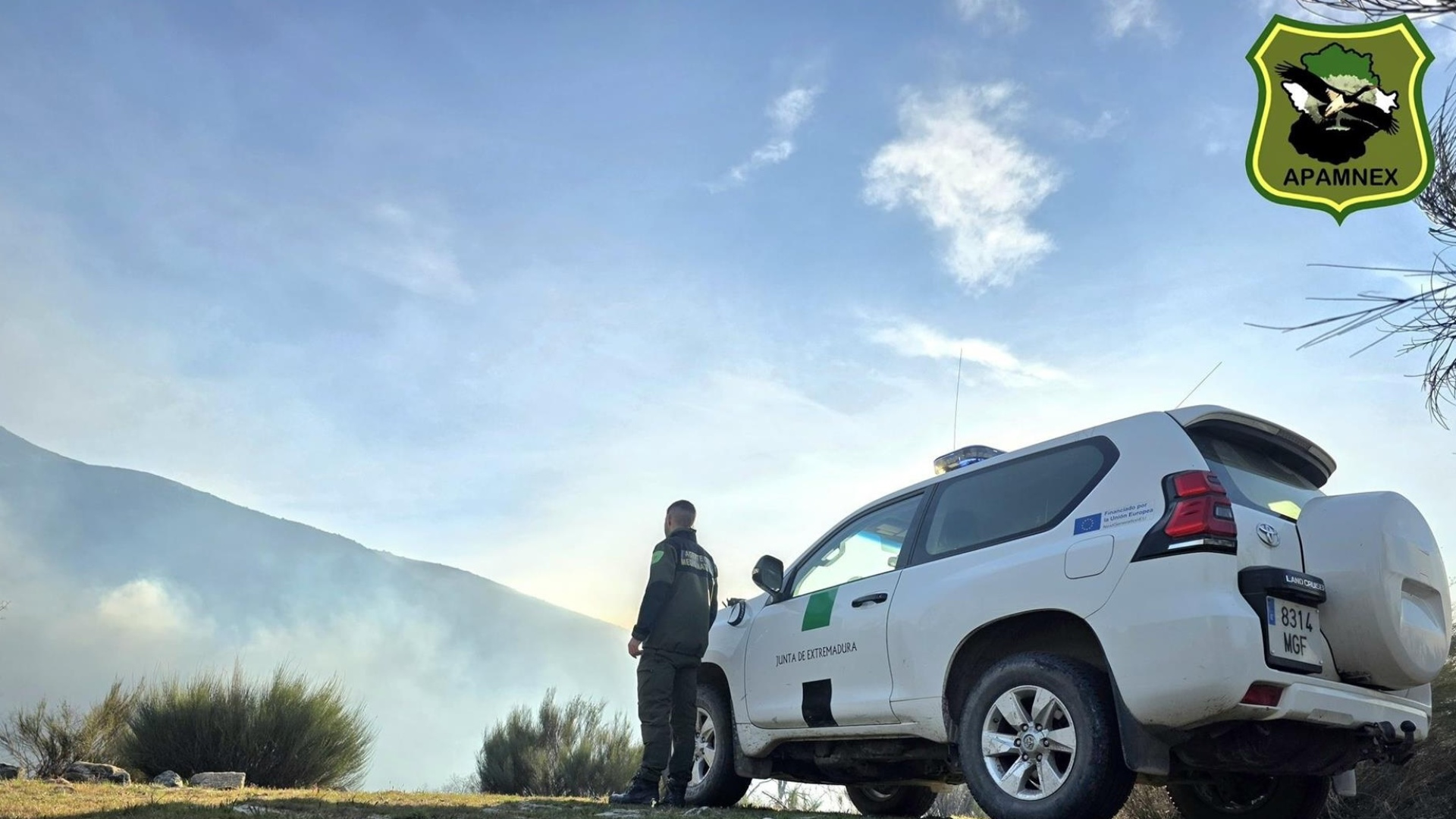 El incendio de Losar de Vera (Cáceres) sigue activo y quema ya 400 hectáreas