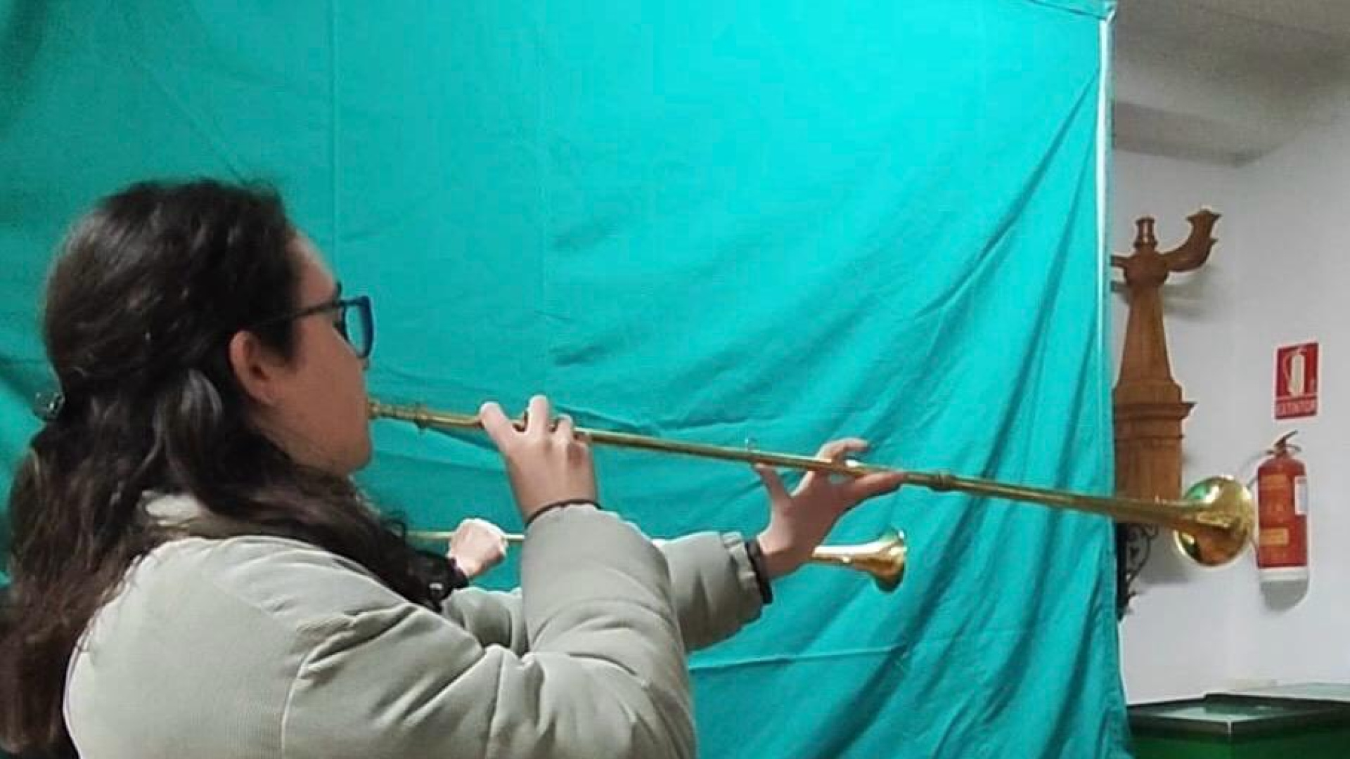 El histórico añafil de la Semana Santa de Cuenca resuena con nombre de mujer en este Martes Santo