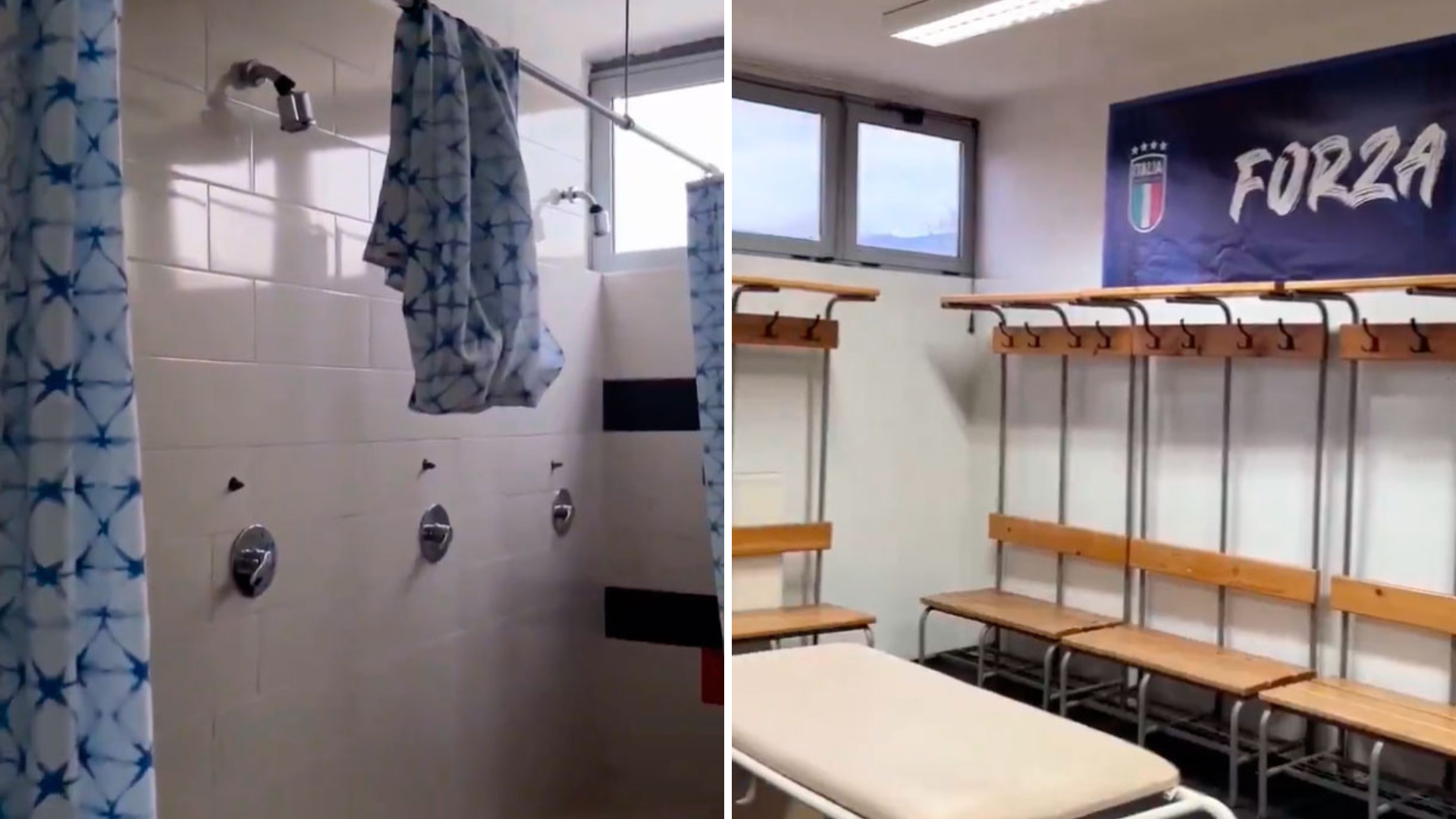 Los medios italianos denuncian el mal estado del vestuario de su selección antes de jugarse el Mundial ante Bosnia