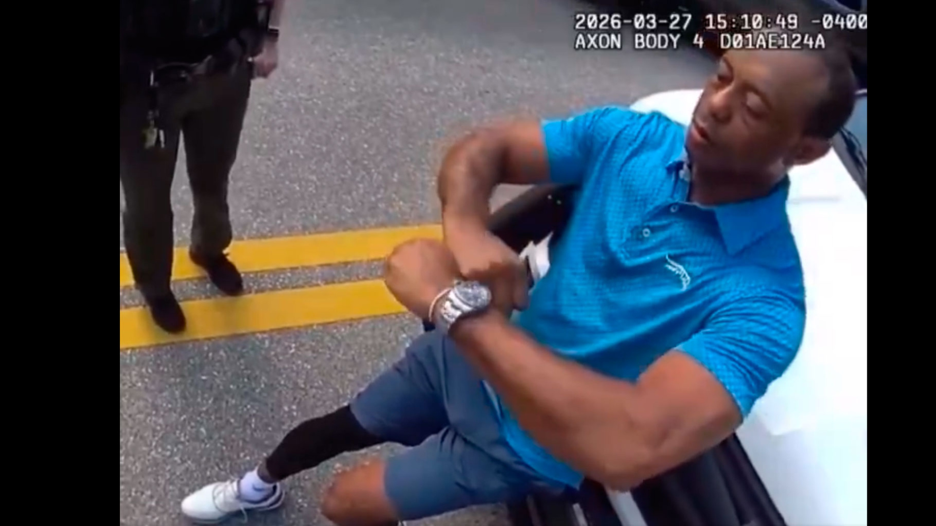 La extraña declaración de Tiger Woods a los agentes tras su accidente: 