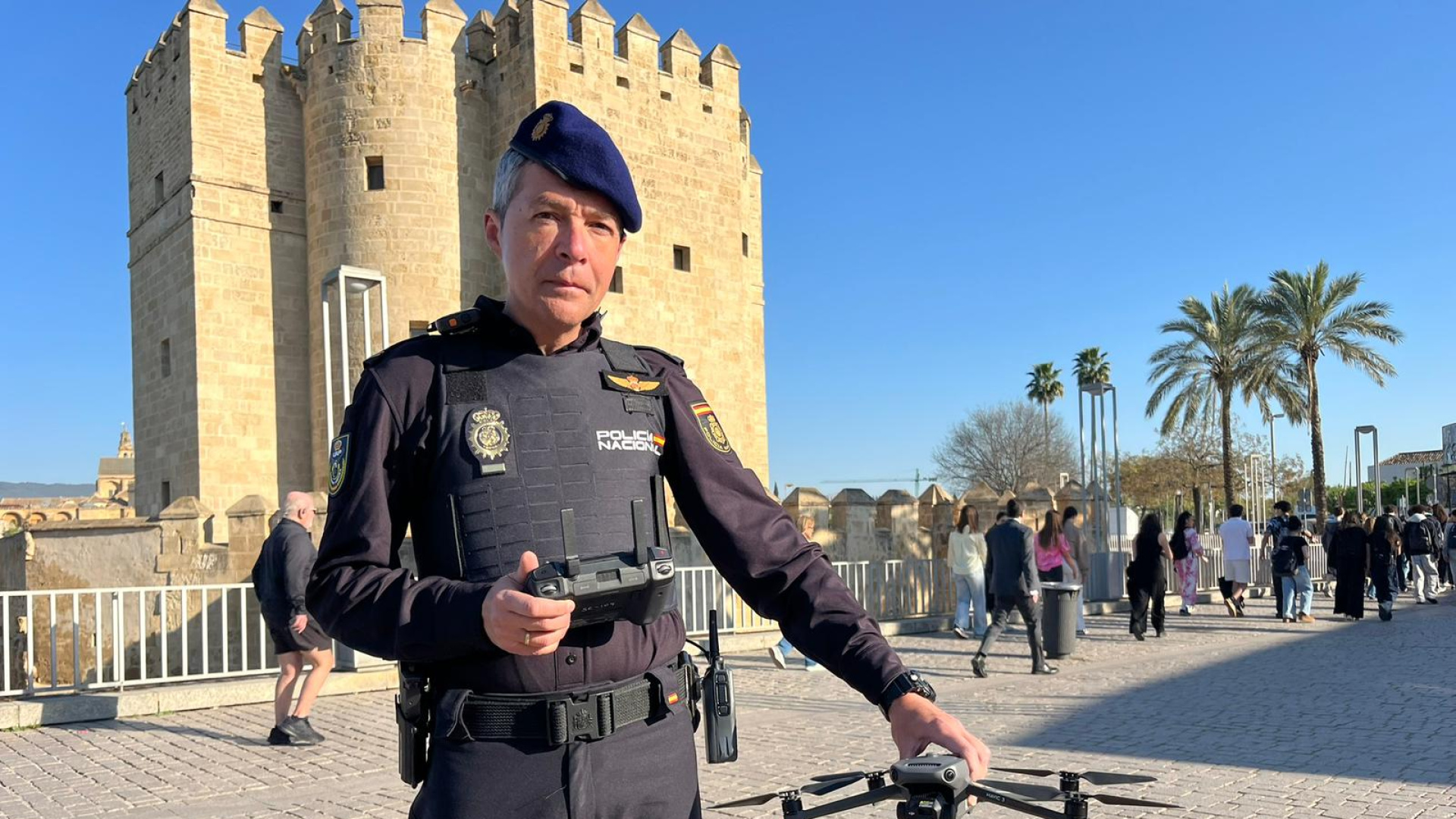 La Policía Nacional blinda el cielo de Córdoba para la Semana Santa