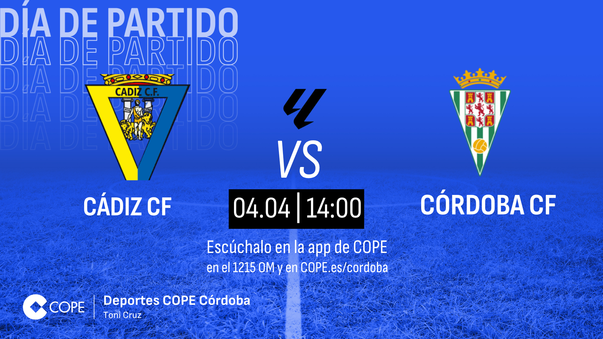 Horario y dónde ver y escuchar el Cádiz CF-Córdoba CF de la jornada 34ª de Liga Hypermotion