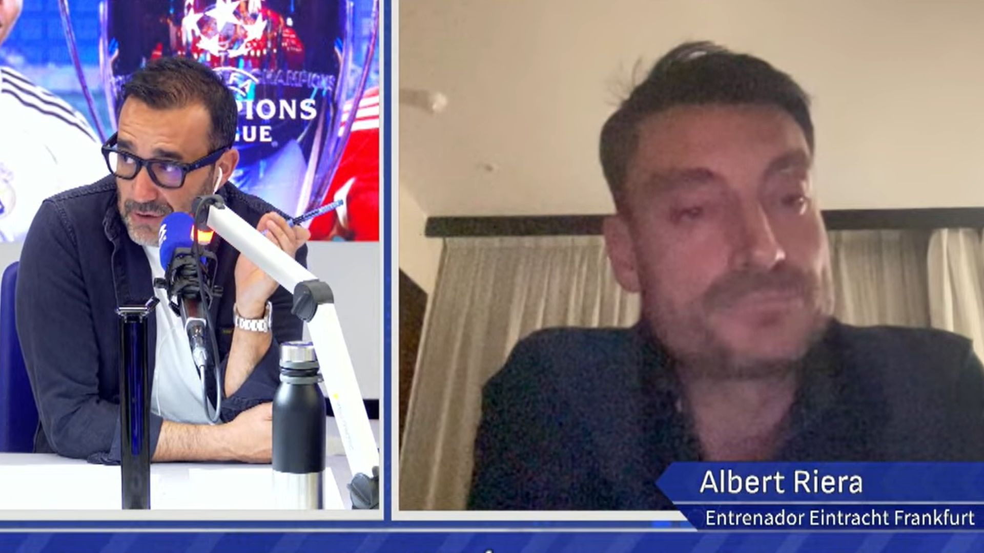 Albert Riera, entrenador del Eintracht, desvela la clave del Real Madrid para hacer daño al Bayern de Múnich: 