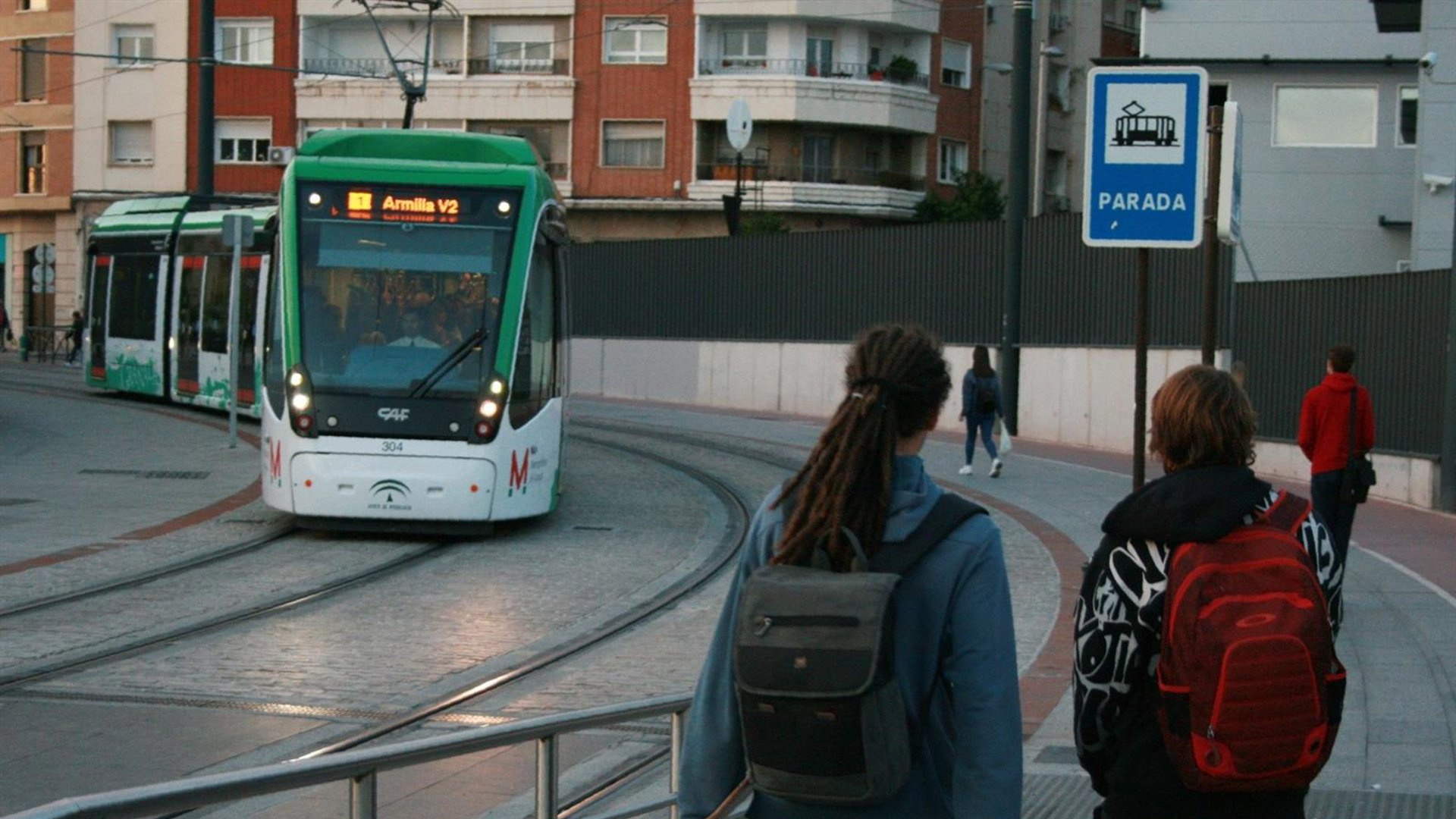 El metro de Granada vive una Semana Santa de récords