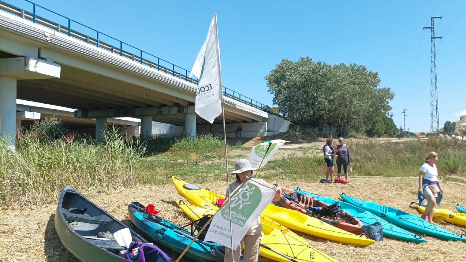 Muere un experto piragüista en el Guadalete