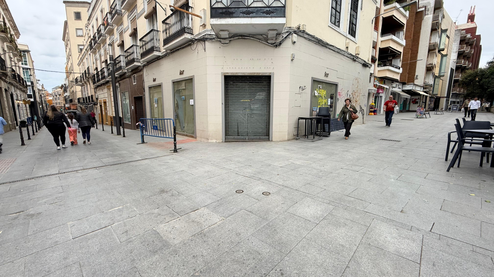 El centro de Badajoz sigue transformándose: obras en las calles Vasco Núñez y Felipe Checa