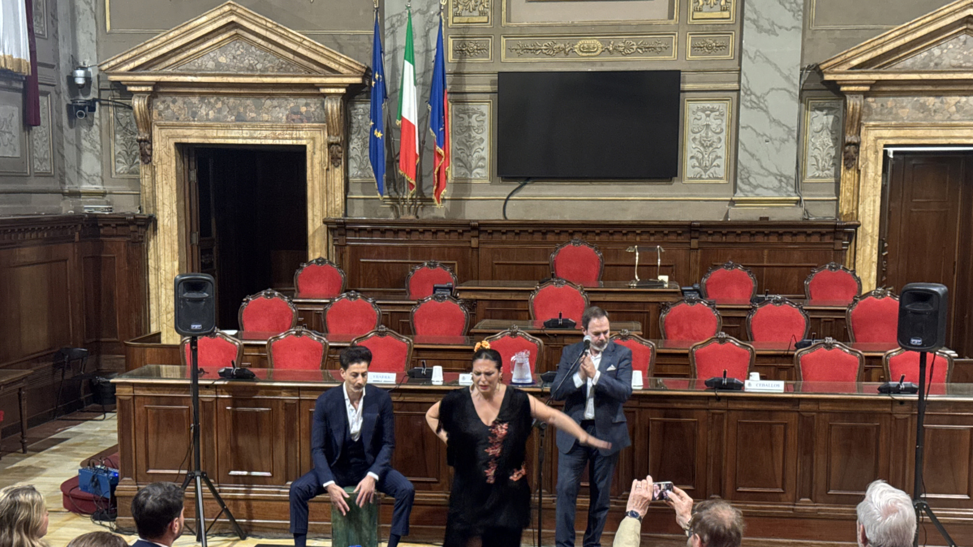 Así se ha presentado en el Palacio Valentini de Roma la importante Bienal de Flamenco de Sevilla