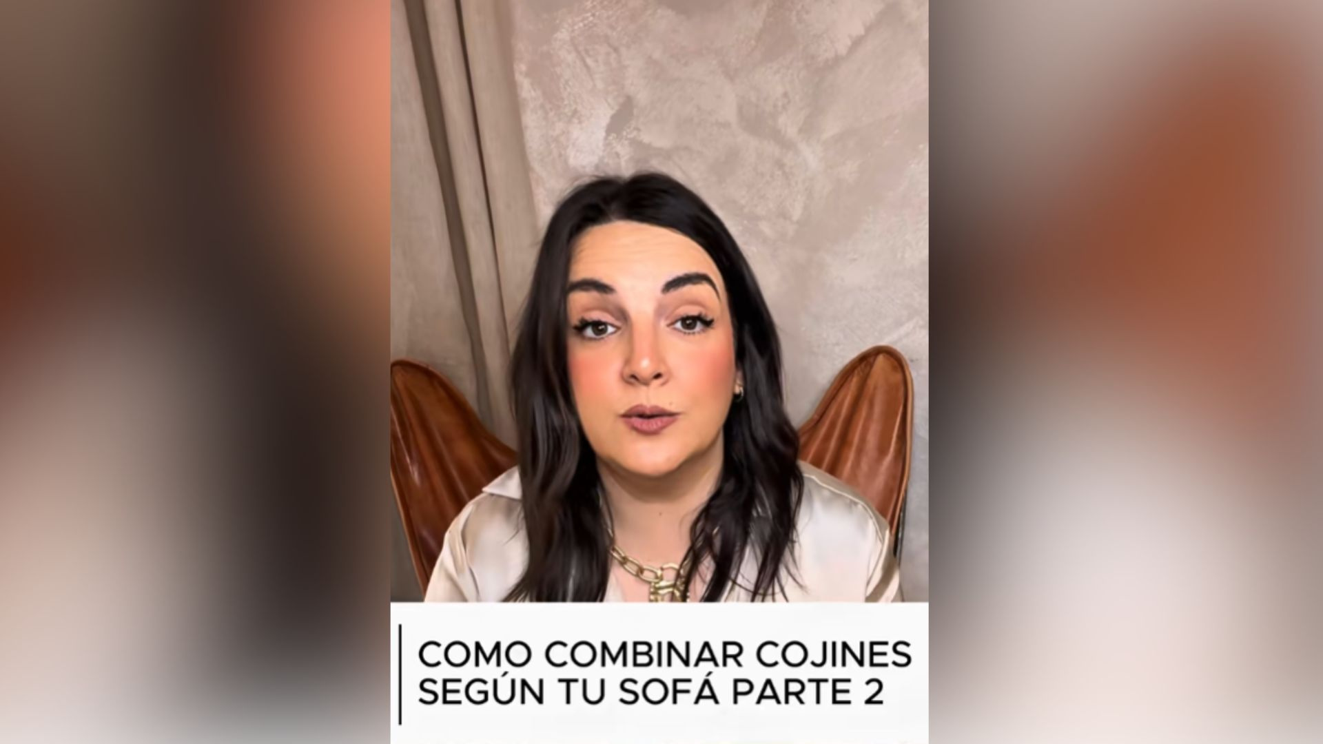 Maika Romero, experta en decoración: 