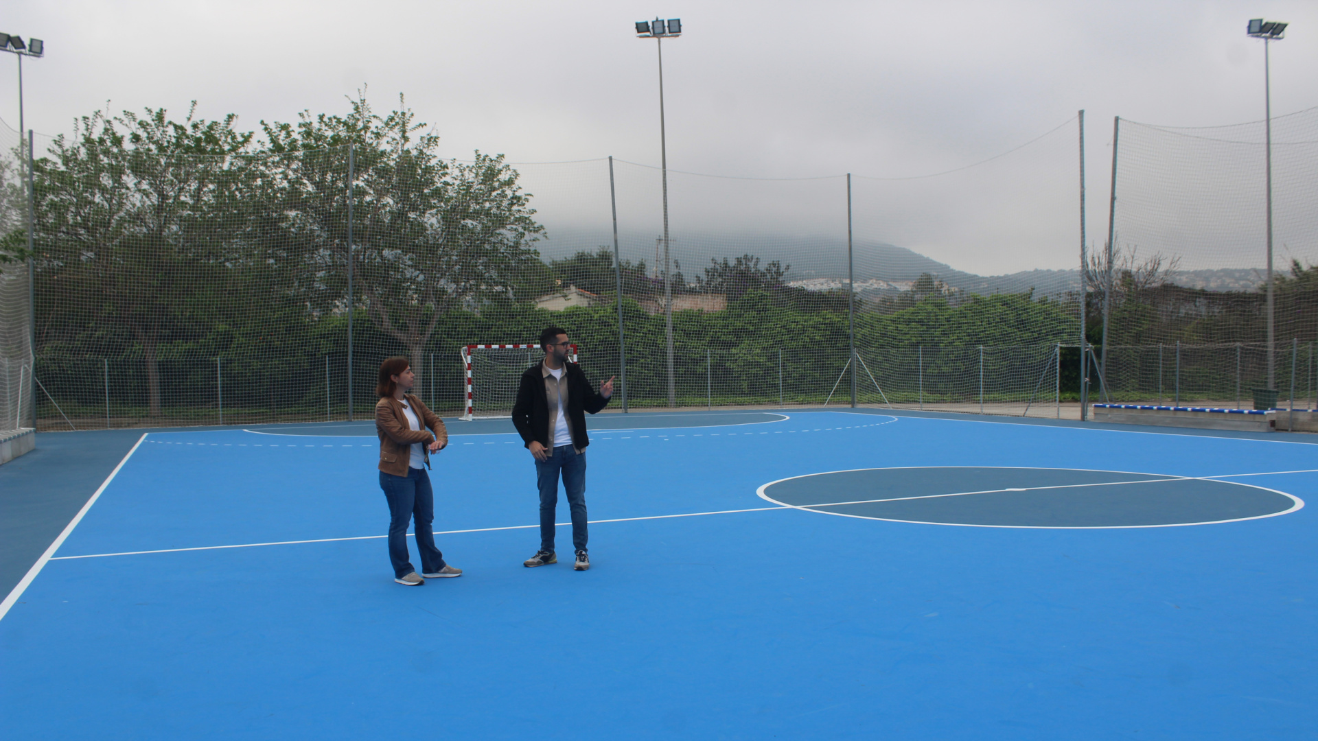 Dénia culmina la gran transformación de sus pistas deportivas en Madrigueres