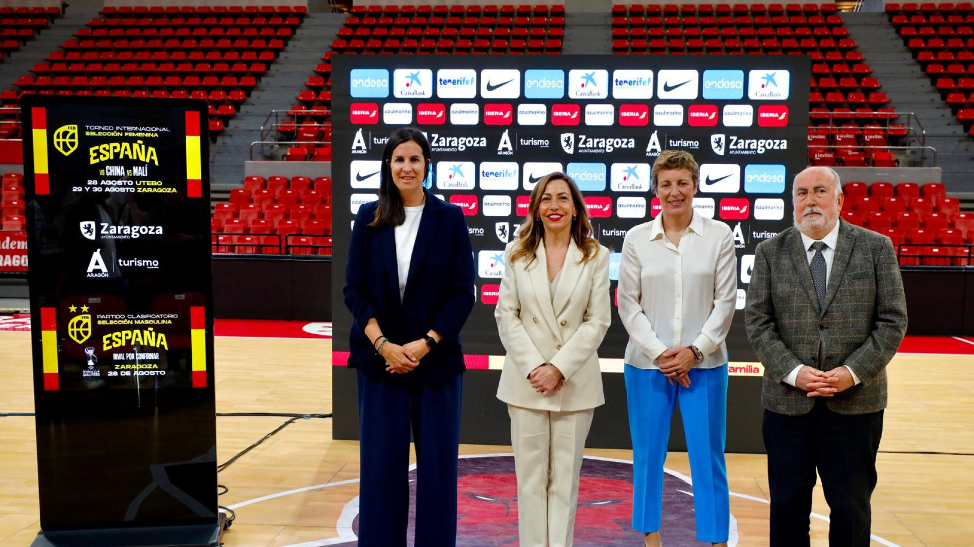 ¿Cuándo jugarán las selecciones masculina y femenina de baloncesto en Zaragoza?