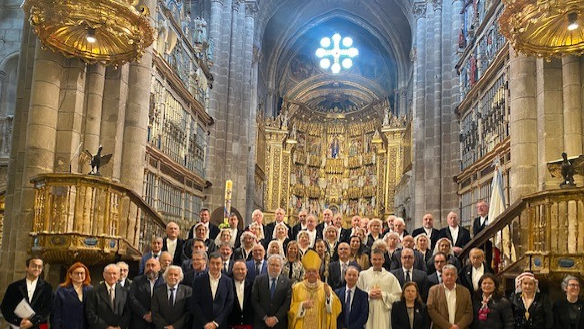 Misa na honra de Otero Pedrayo na Catedral de Ourense no 50 aniversario do seu pasamento
