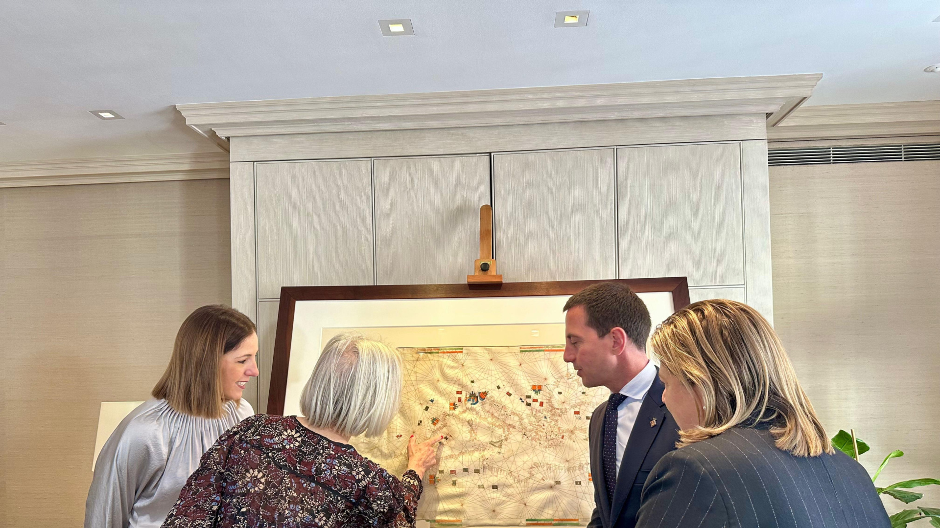 El tesoro recuperado de Mallorca: el Consell trae de Londres un mapa único del siglo XV