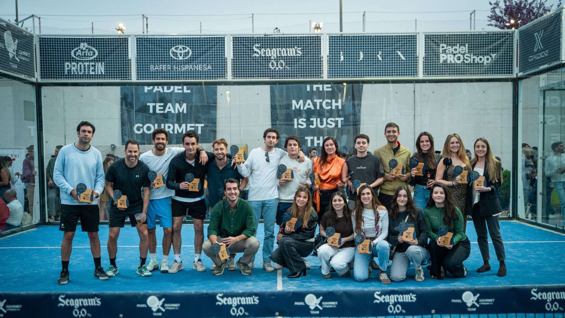 Padel Team Gourmet ha batido su récord con un Grand Slam multitudinario en Madrid
