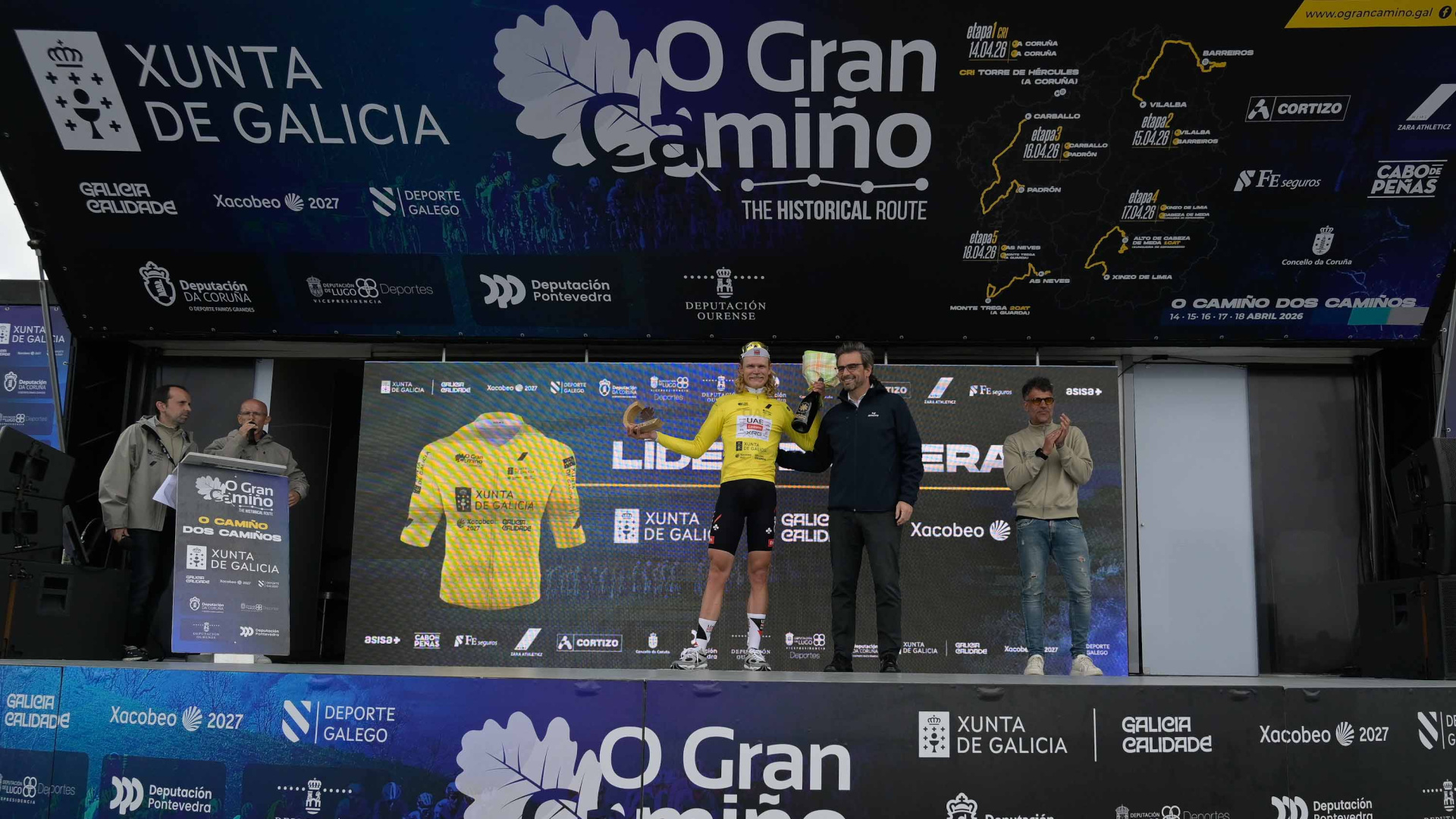 Diego Calvo, conselleiro de Presidencia, Xustiza e Deportes da Xunta, ensalza O Gran Camiño: 