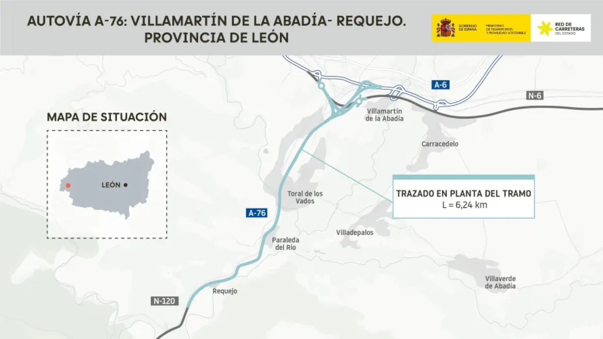 Transportes da luz verde al primer tramo de la autovía A-76 con una inversión de 133 millones