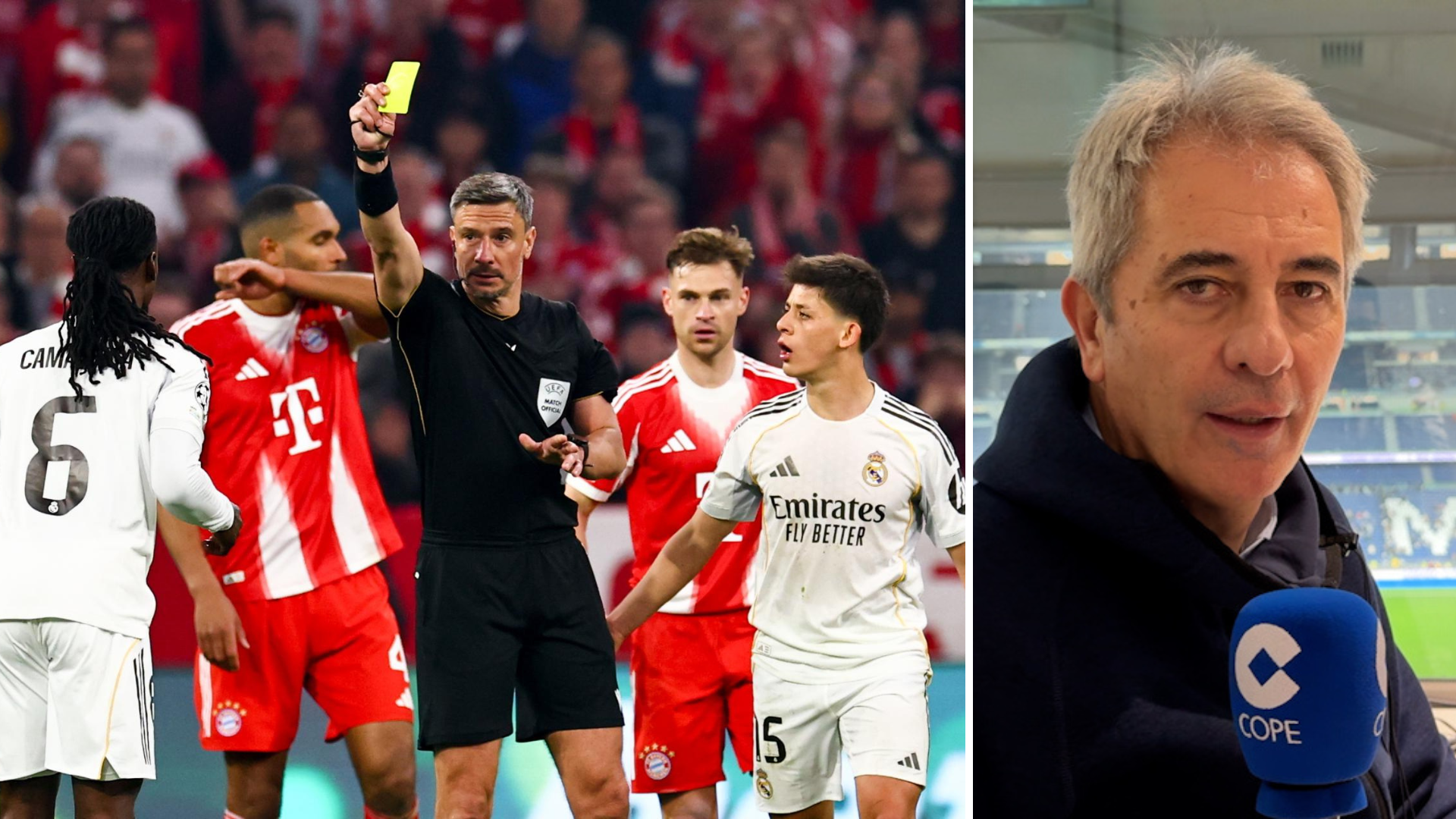 Manolo Lama ironiza sobre el árbitro del Bayern-Real Madrid: 