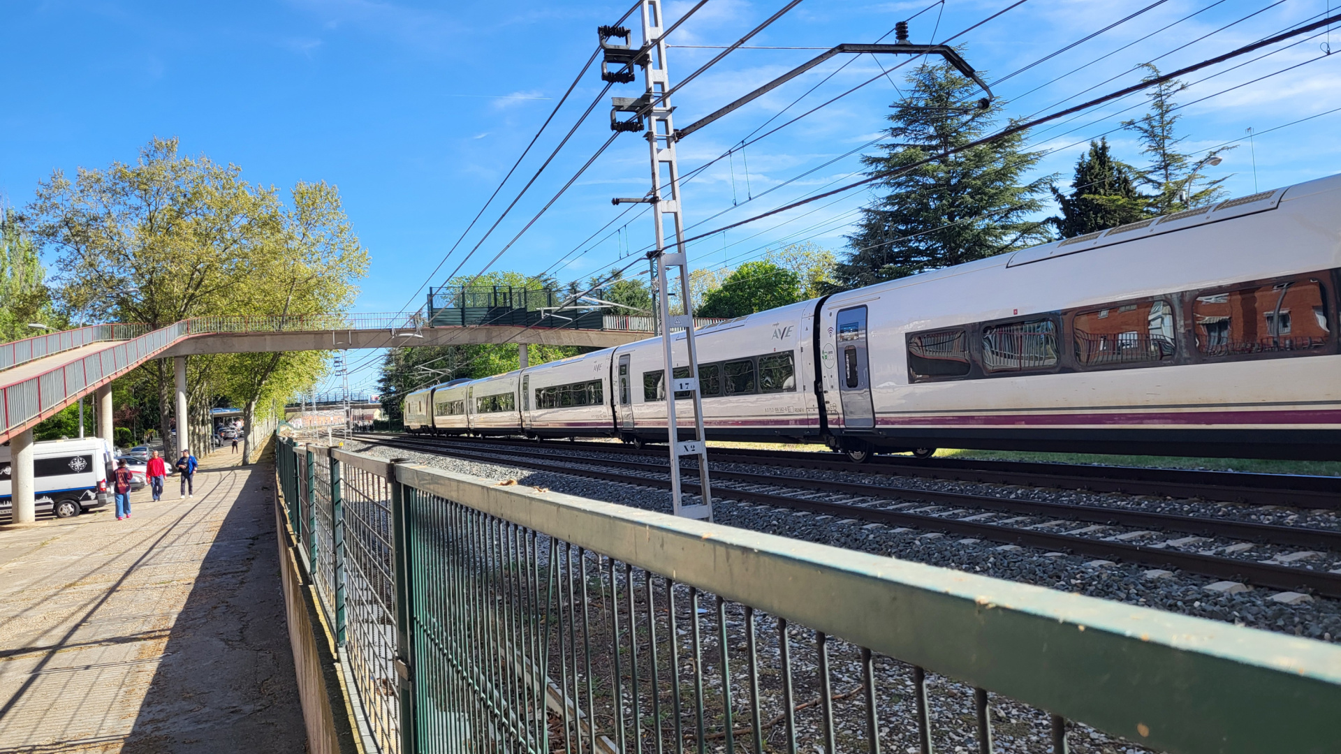 Muere una persona arrollada por un tren en Palencia capital